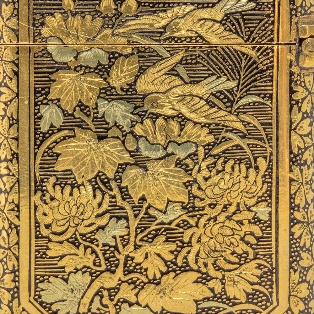 Antico astuccio Vesta giapponese del periodo Meiji di Fujii Yoshitoyo in vendita 5