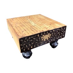 Japanese Antique Miniature GOBAN Game Table