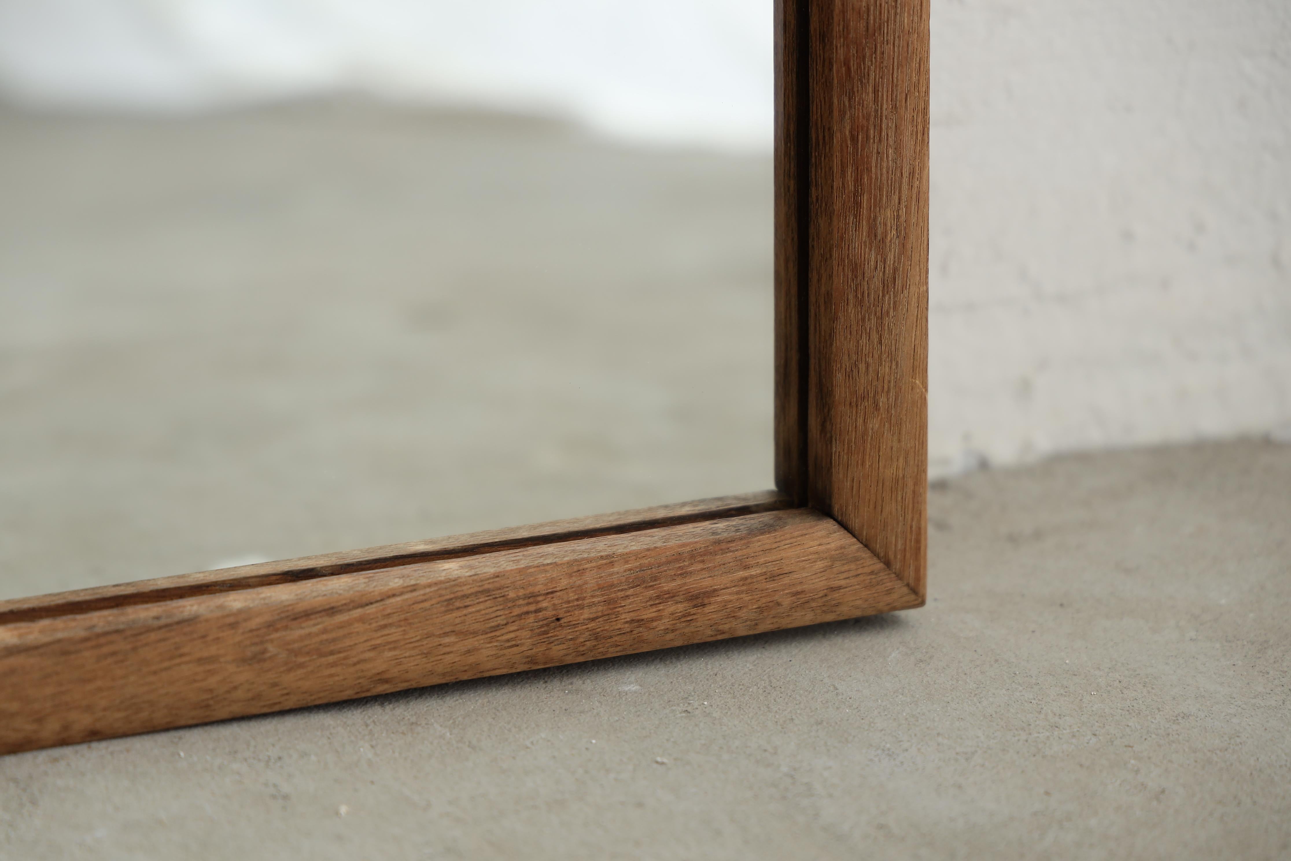 Japanischer Antique Mirror, Antique Wall Mirror (Holz) im Angebot