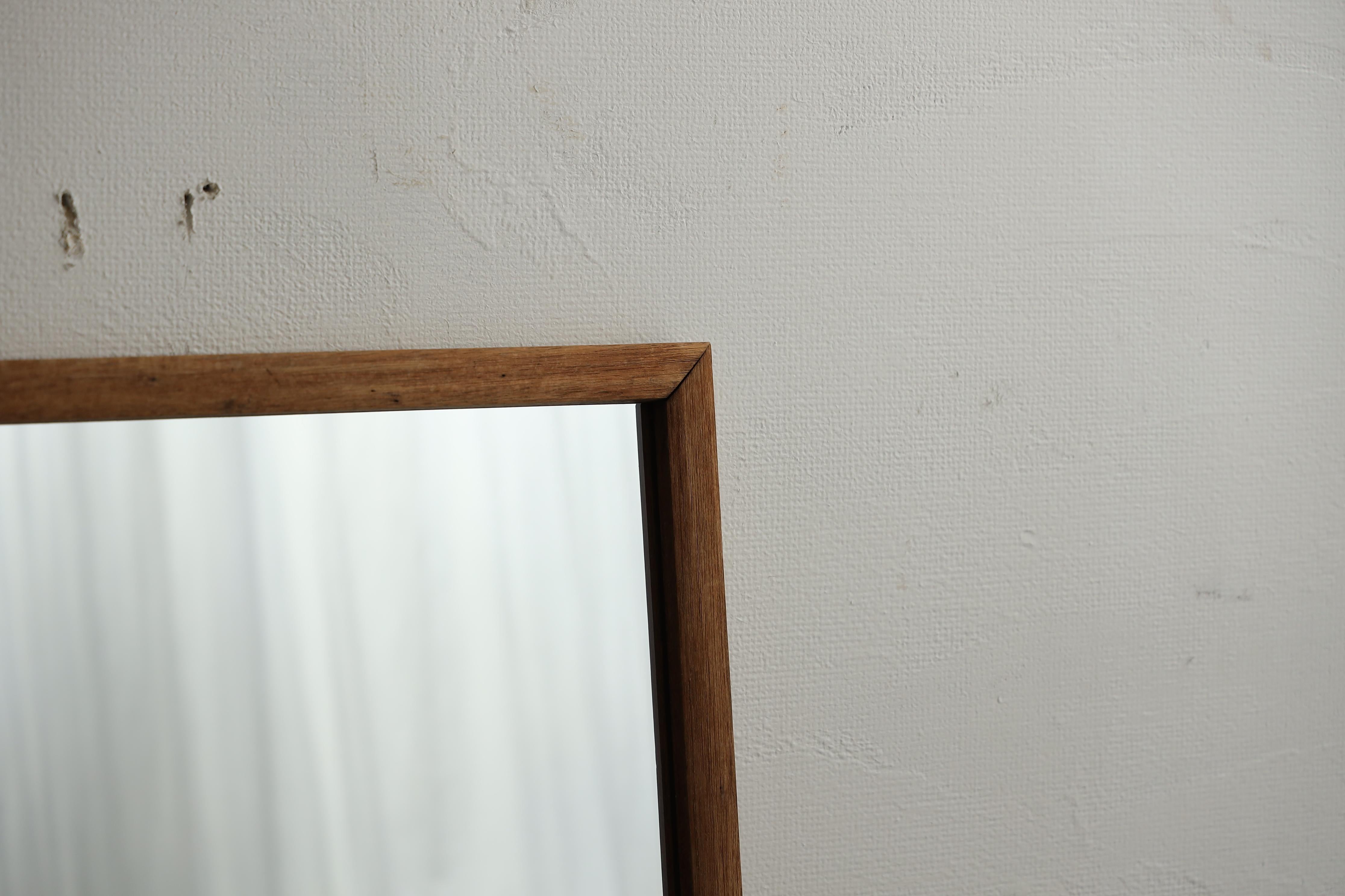 Japanischer Antique Mirror, Antique Wall Mirror（2） (Handgefertigt) im Angebot