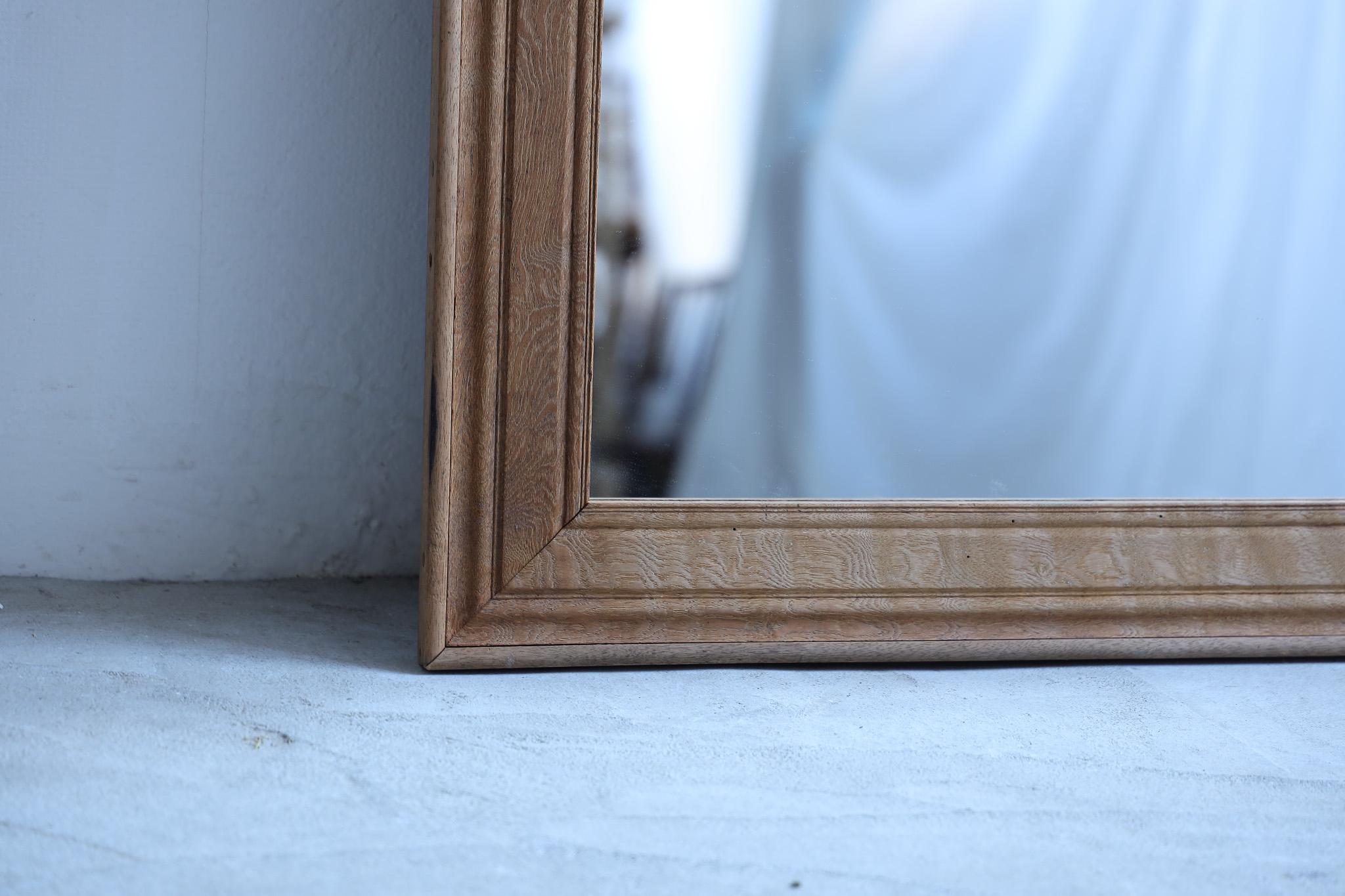 Hand-Crafted Japanese Antique Mirror, Wall Mirror
