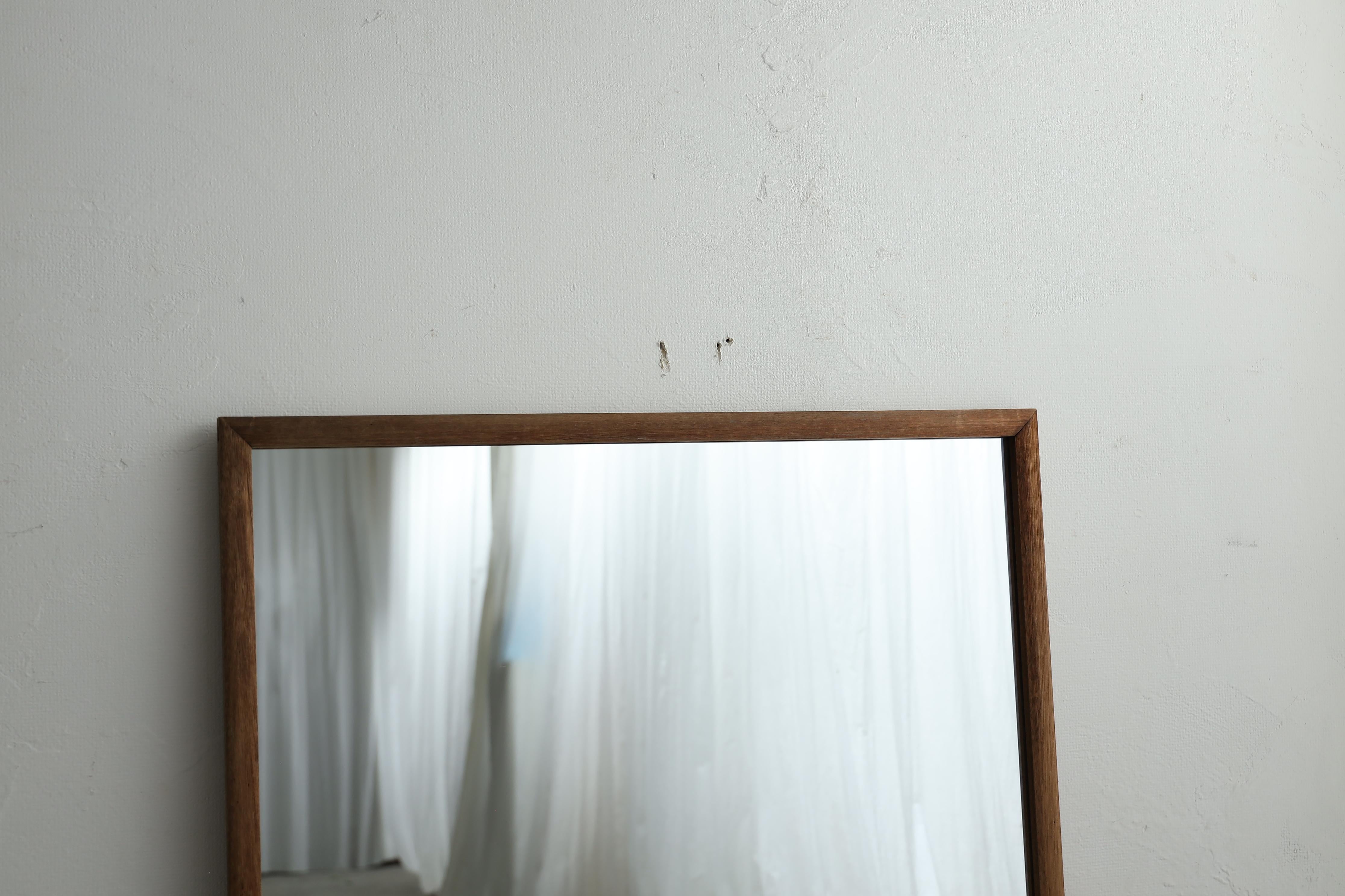 Fait main Miroir japonais Antique Mirror, Wall Mirror（large） en vente