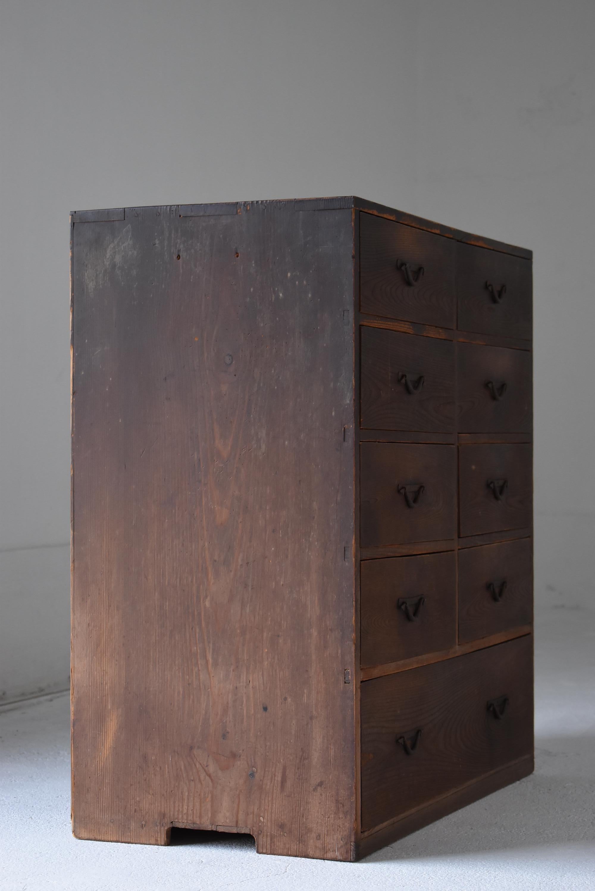 Japanese Antique Modern Design Drawer 1900s-1940s / Tansu Sideboard 3