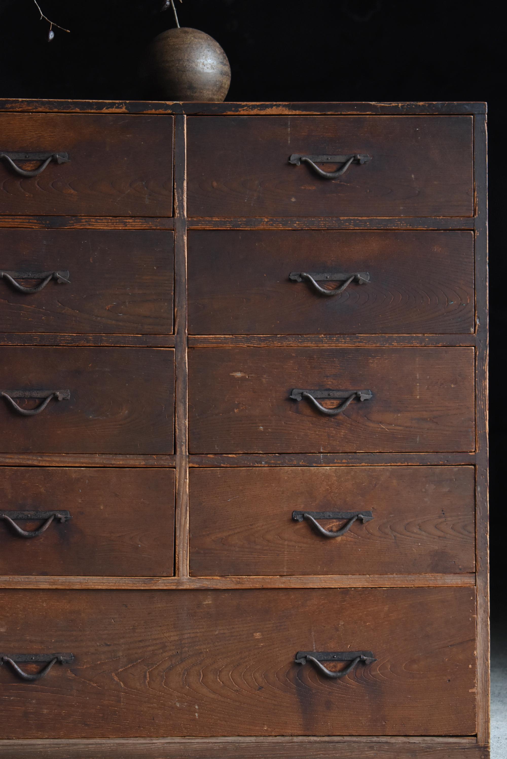 Japanese Antique Modern Design Drawer 1900s-1940s / Tansu Sideboard 7