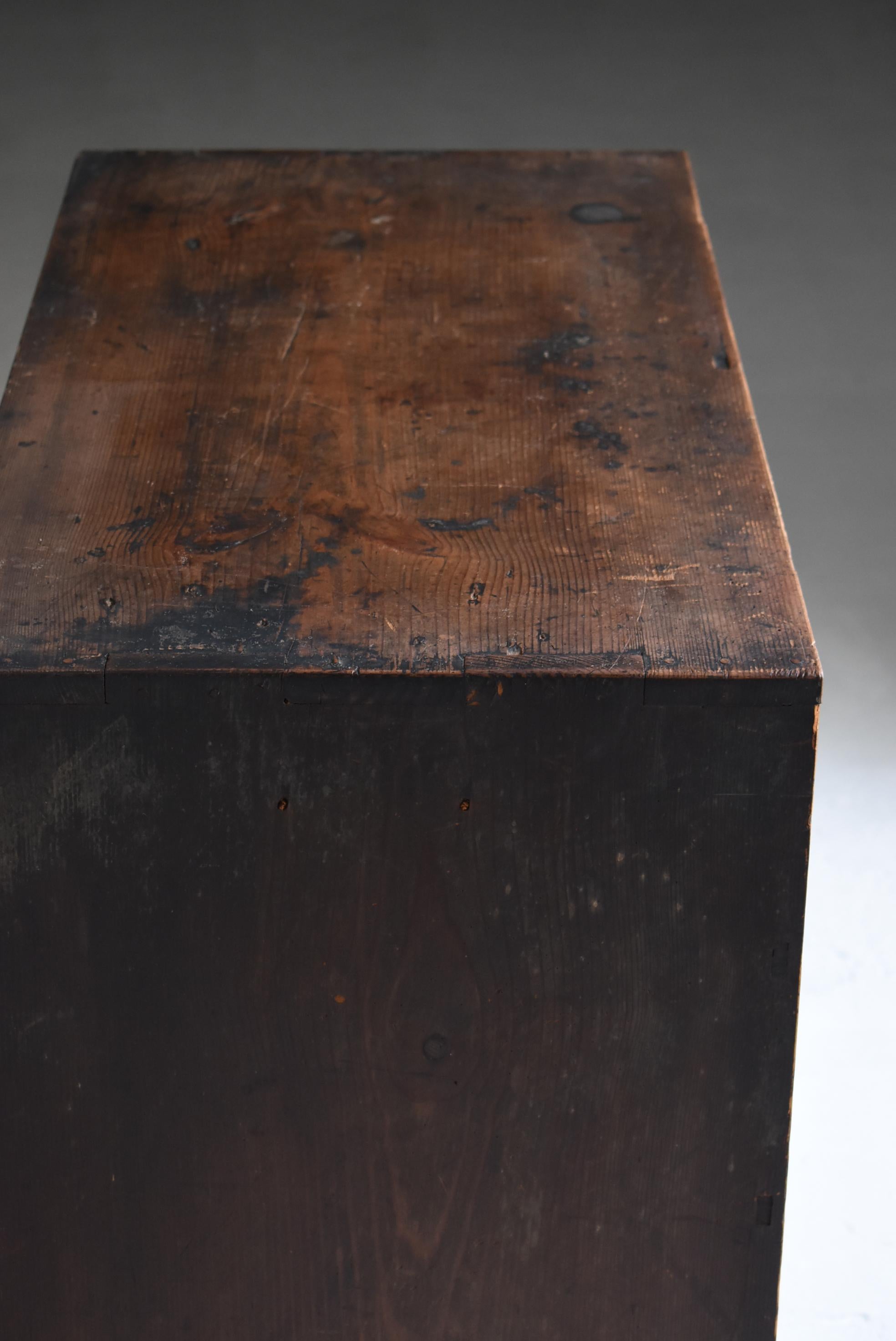 Woodwork Japanese Antique Modern Design Drawer 1900s-1940s / Tansu Sideboard