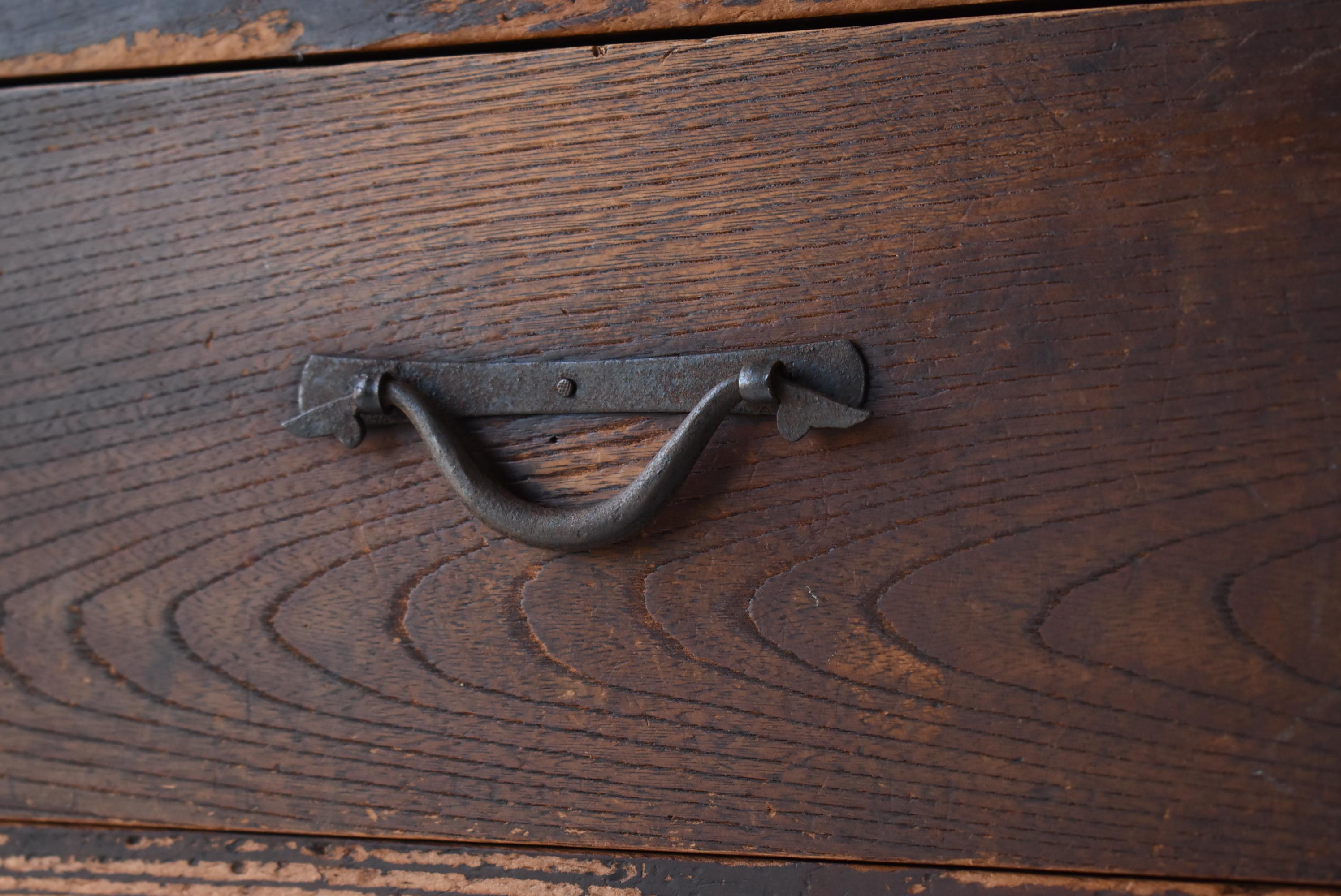 Iron Japanese Antique Modern Design Drawer 1900s-1940s / Tansu Sideboard