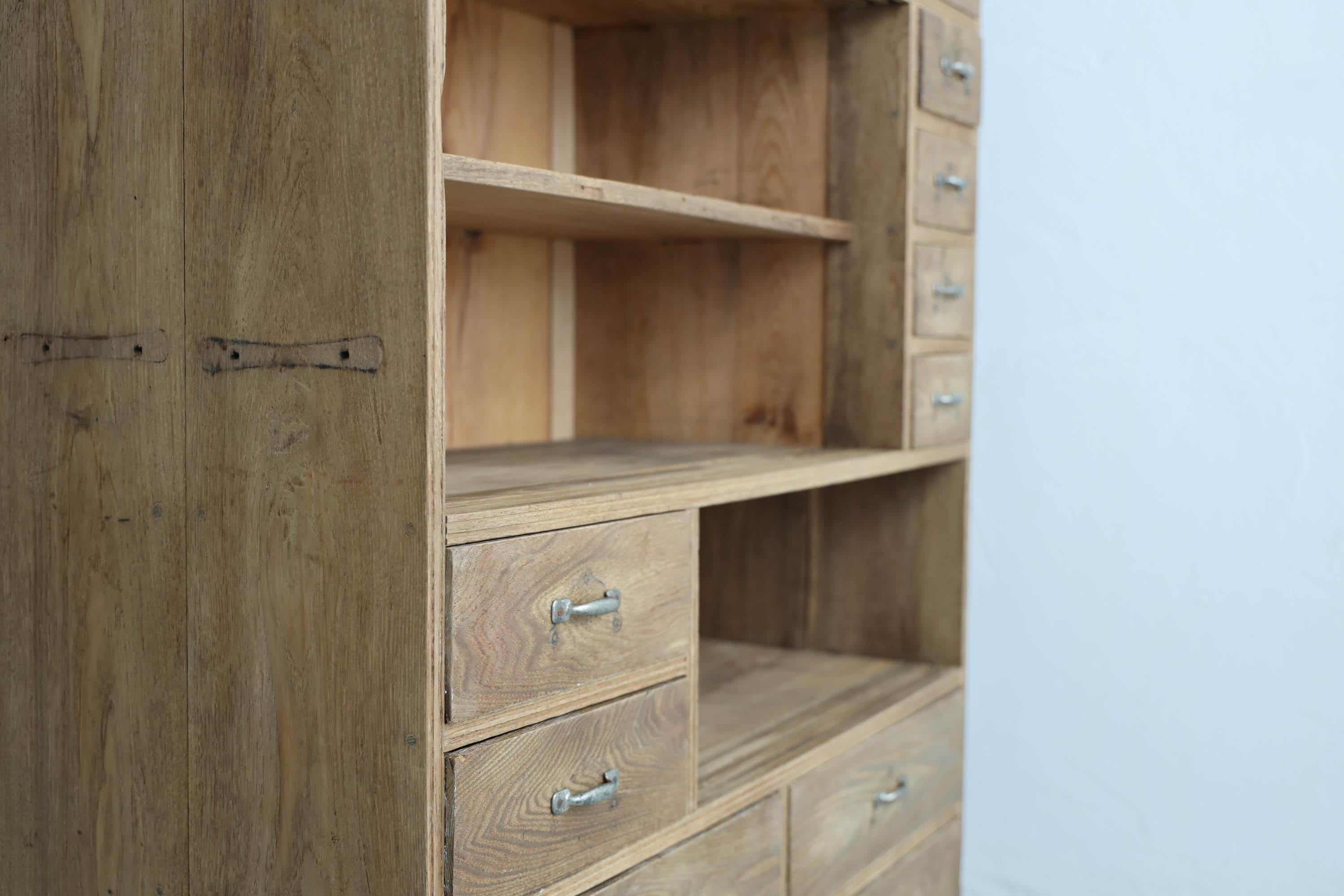 Japanese Antique Multi-Drawer Cabinets, Tansu, Wabi-Sabi, Early 20th Century 14