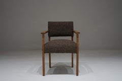 Sillón Japonés Antiguo de Madera de Nara, Años 1950-1960 - Japandi Wabi-Sabi