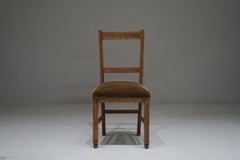 Chaise japonaise ancienne en Wood Nara, 1910s-1920s, Japandi Wabi-Sabi B