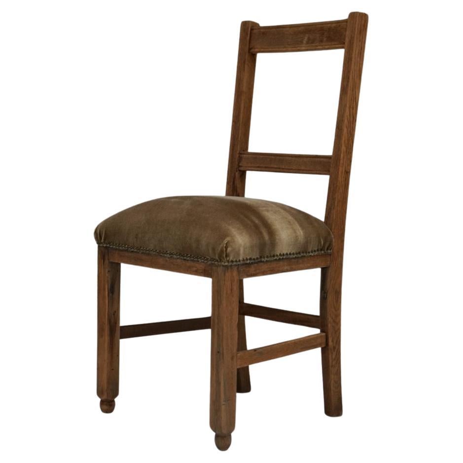 Sedia antica giapponese in legno di Nara, anni 1910-1920, Japandi Wabi-Sabi B.