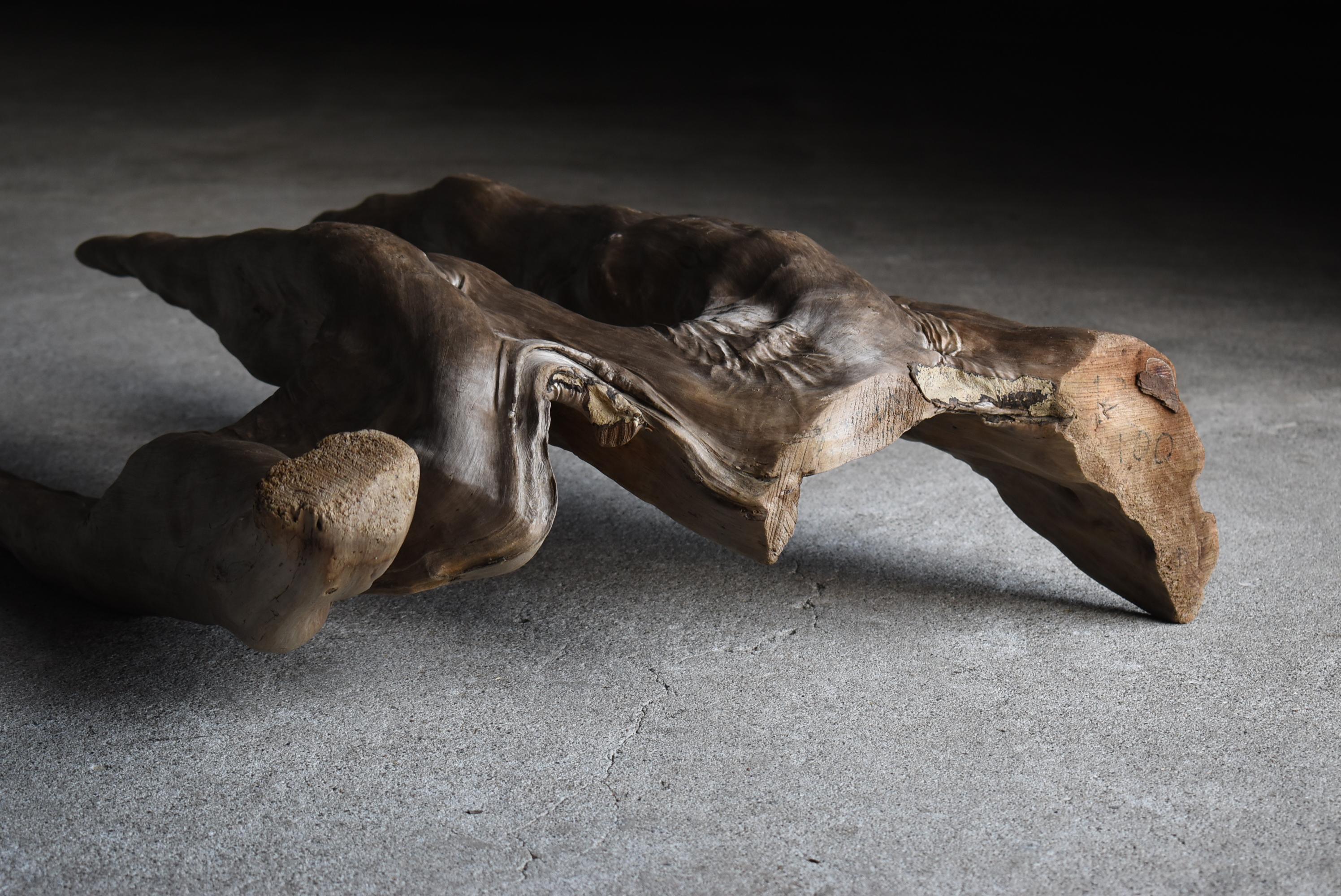 Antico oggetto giapponese in legno naturale 1900-1940 / Wabisabi in vendita 6