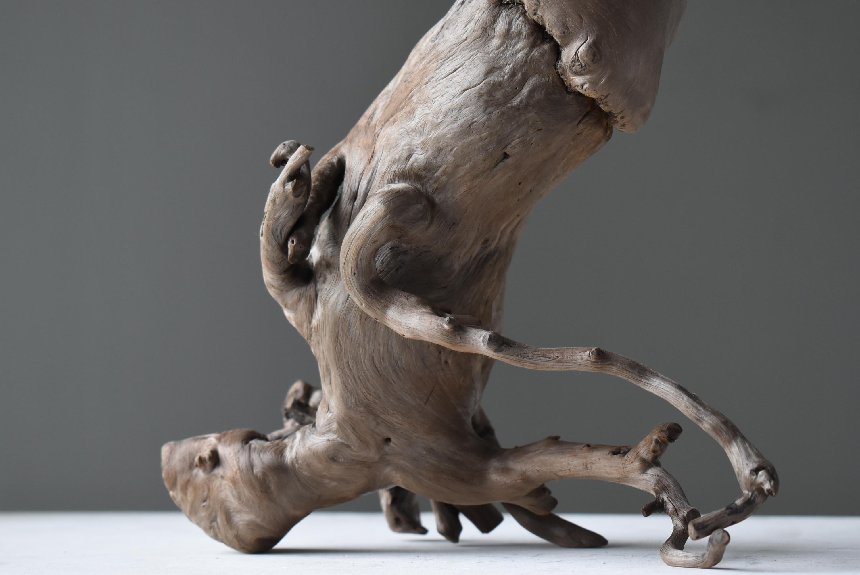 Pénis japonais ancien en bois naturel 1860s-1920s / Figurine Objects for Objects Wabisabi en vente 3