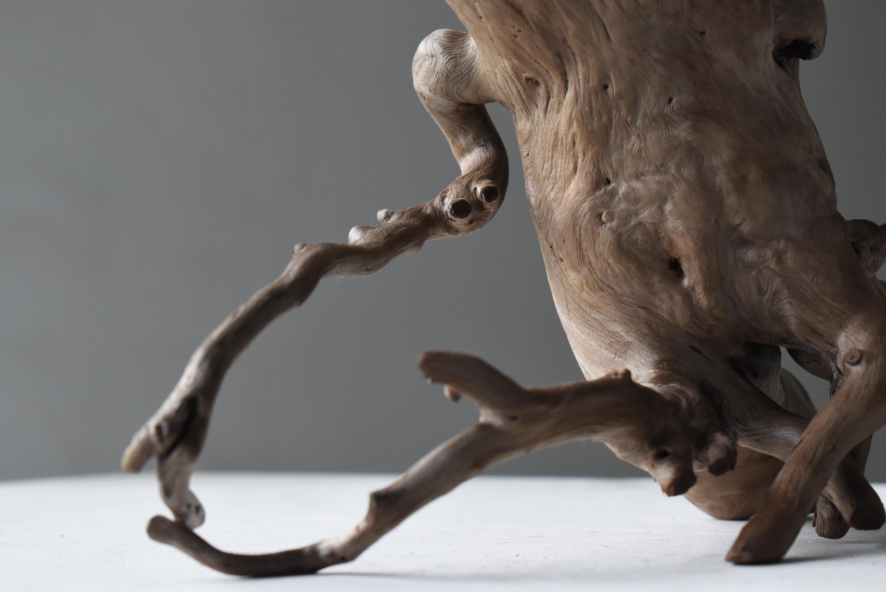 Pénis japonais ancien en bois naturel 1860s-1920s / Figurine Objects for Objects Wabisabi en vente 6