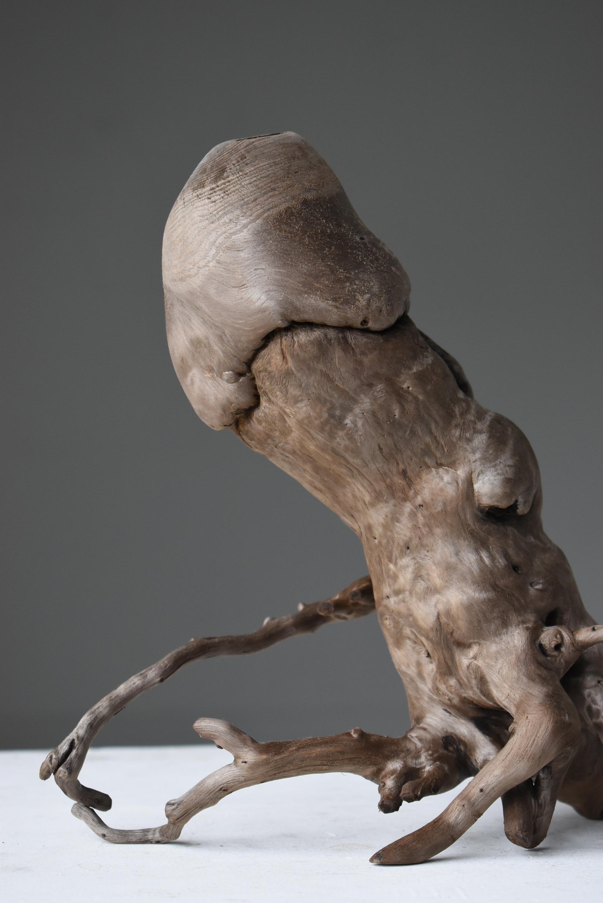 Japonais Pénis japonais ancien en bois naturel 1860s-1920s / Figurine Objects for Objects Wabisabi en vente