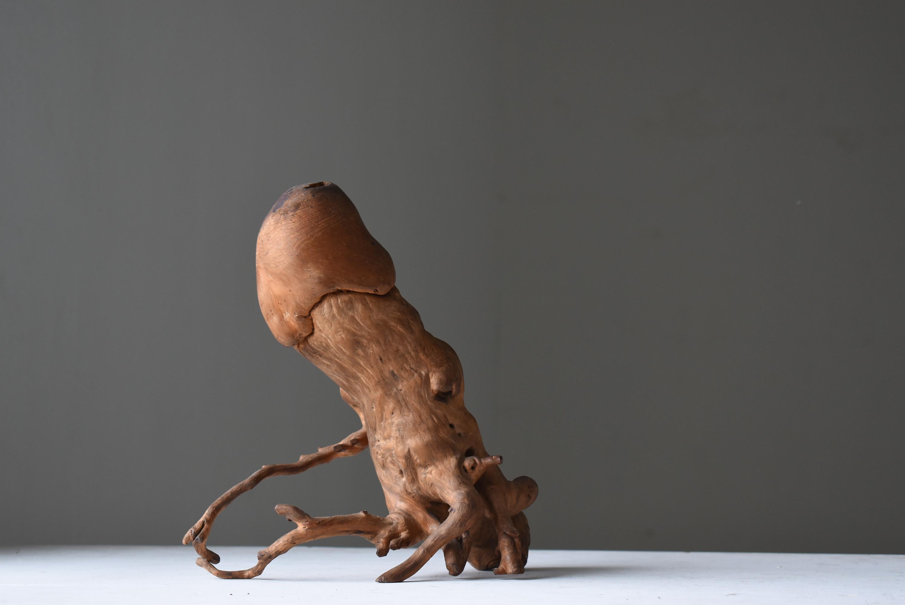 Japanische antike japanische Baumwurzel Penis 1860er-1900er Jahre / Figur Mingei Wabi Sabi  im Angebot 6
