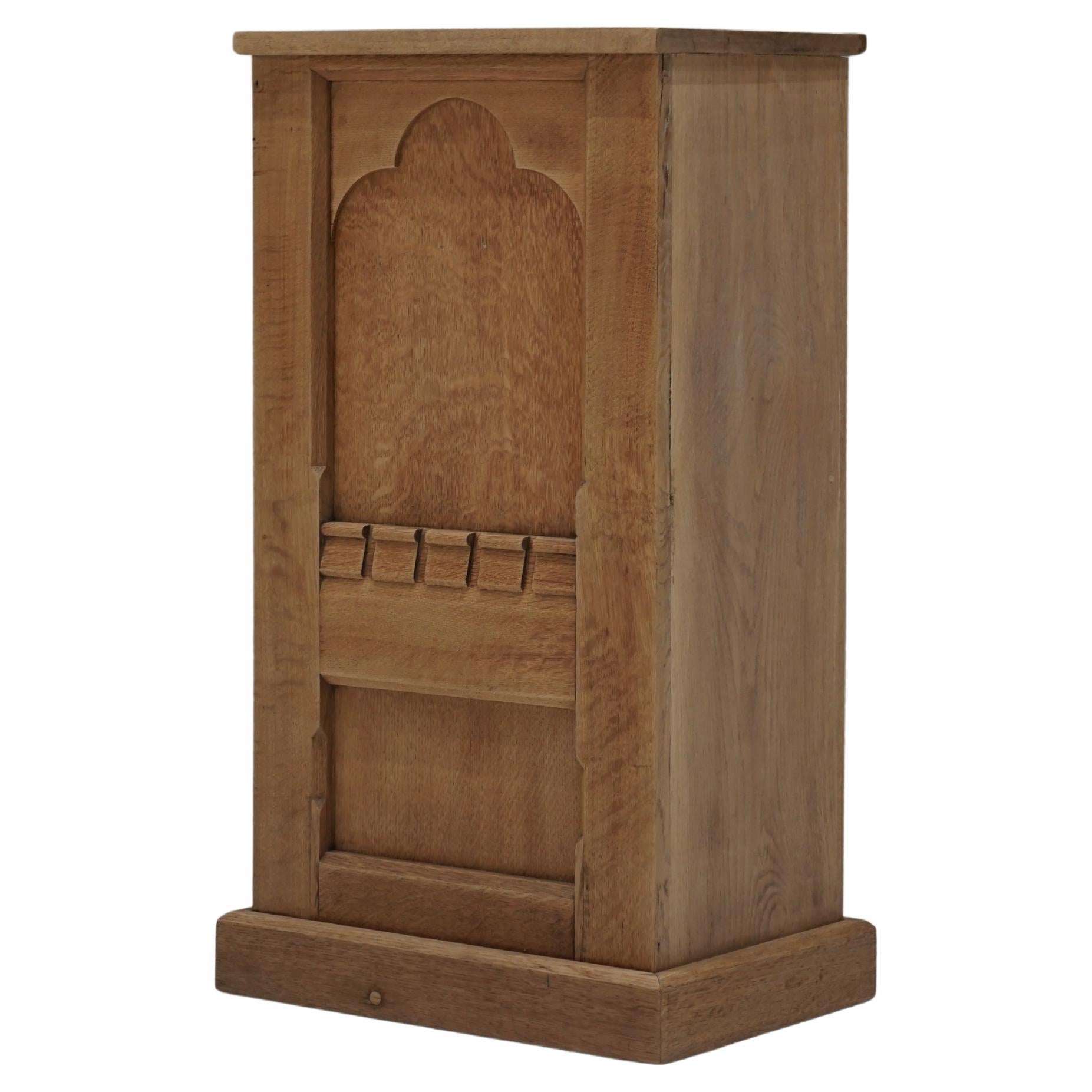 Japanese Antique Oak Display Stand, 1930s–1950s, Japandi
