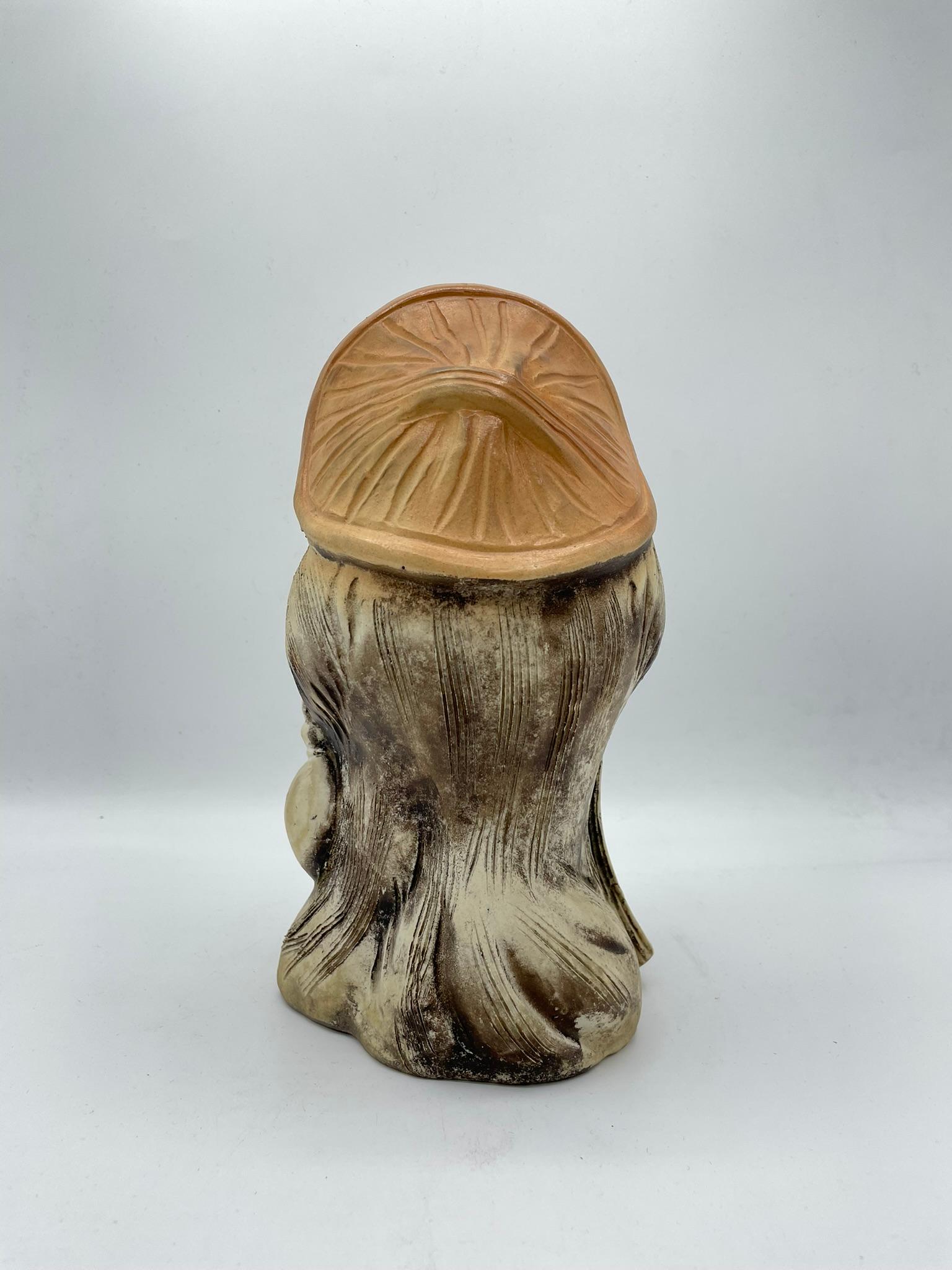 Japonais Objet japonais ancien blanc « Shigaraki Tanuki » des années 1960
