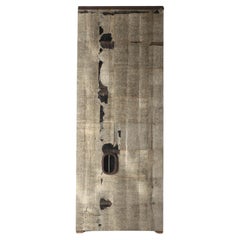 Japanese Antique Oil Paper Pasting Door / Wall Decoration / Wabi-Sabi