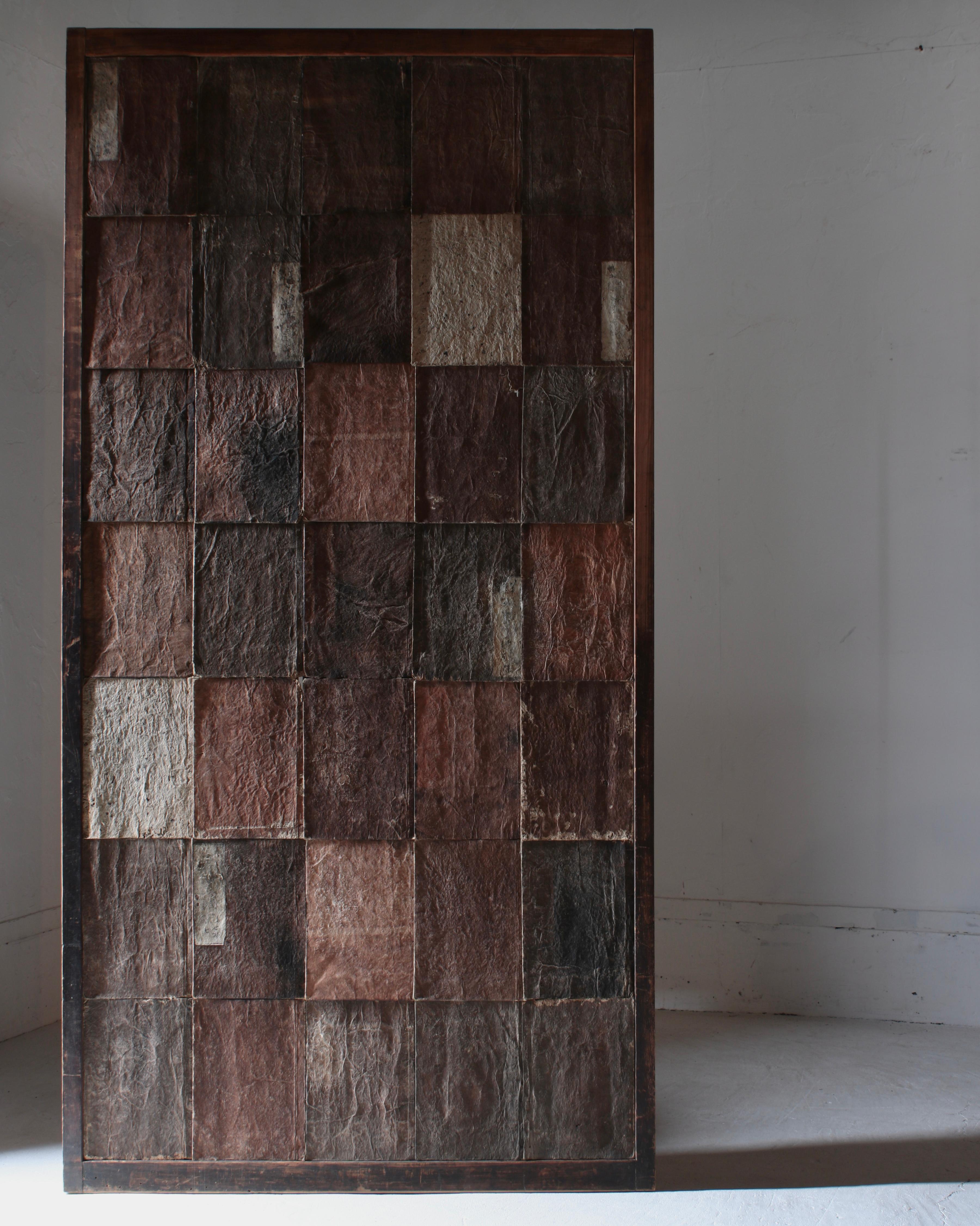 Japanese Antique Old Books Art / Wall Decoration Japanese Paper /Wabi-sabi【A】 12