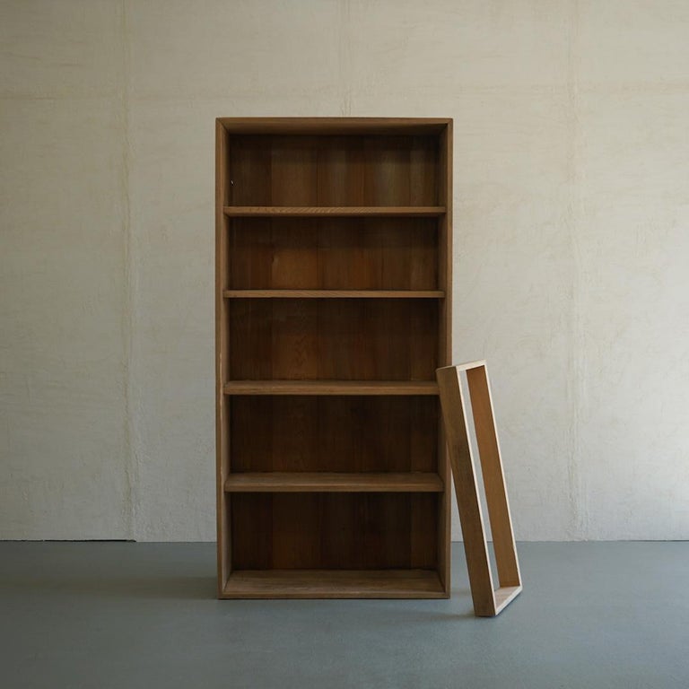 Japanese Antique Old Bookshelf Display Shelf Primitive For Sale at 1stDibs