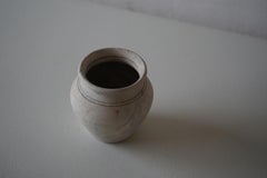 Japanese Antique Old Pottery Small urn Primitive Wabi-Sabi Object