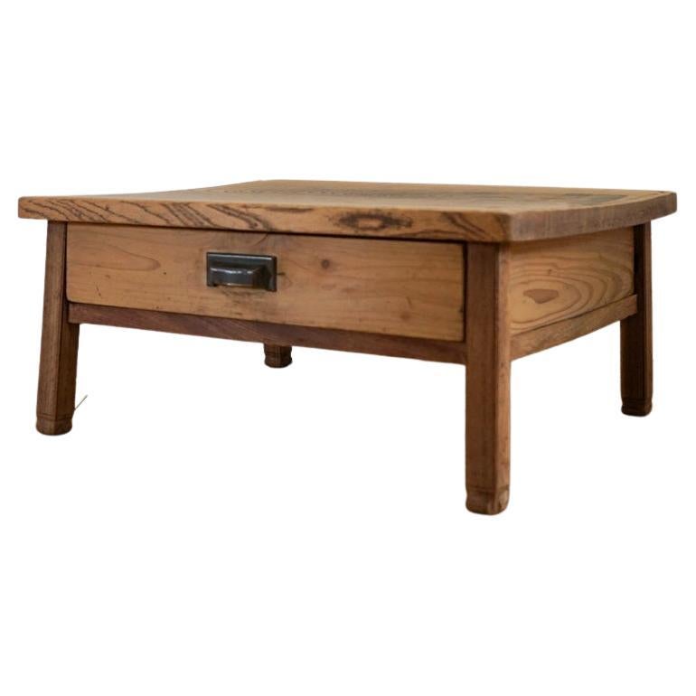 Antique Japanese Meiji Period Keyaki Wood Hibachi with Copper Liner and ...