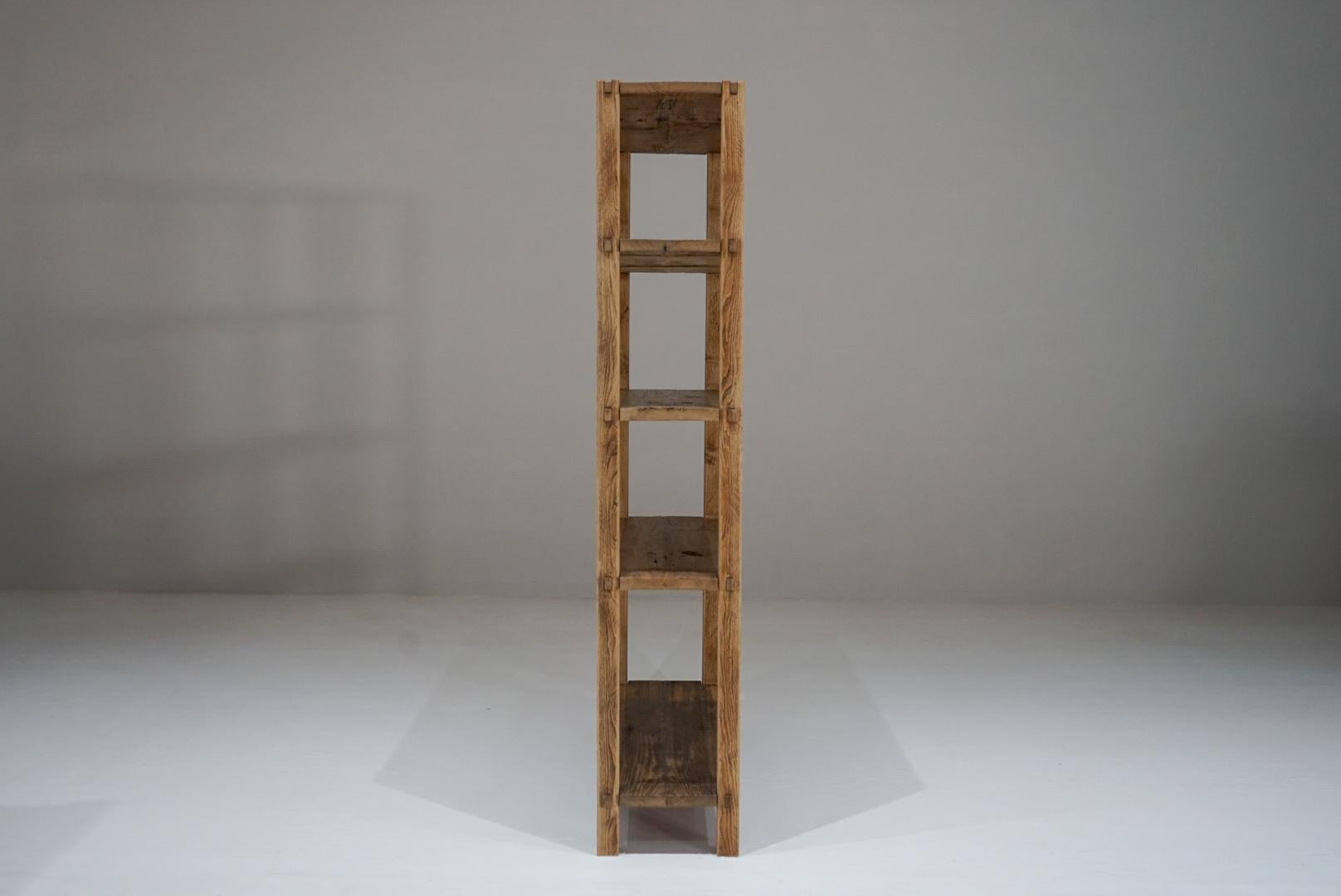 Japanese Antique Open rack Display shelf storage Shelves Wabi-Sabi Japandi For Sale 10