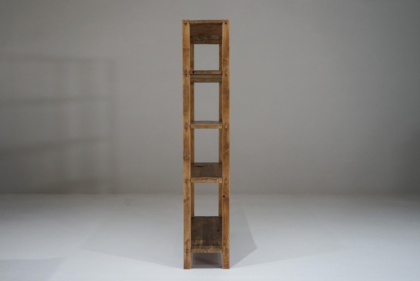 Japanese Antique Open rack Display shelf storage Shelves Wabi-Sabi Japandi For Sale 11