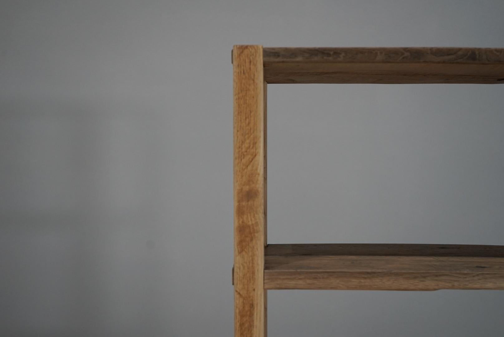 20th Century Japanese Antique Open rack Display shelf storage Shelves Wabi-Sabi Japandi For Sale