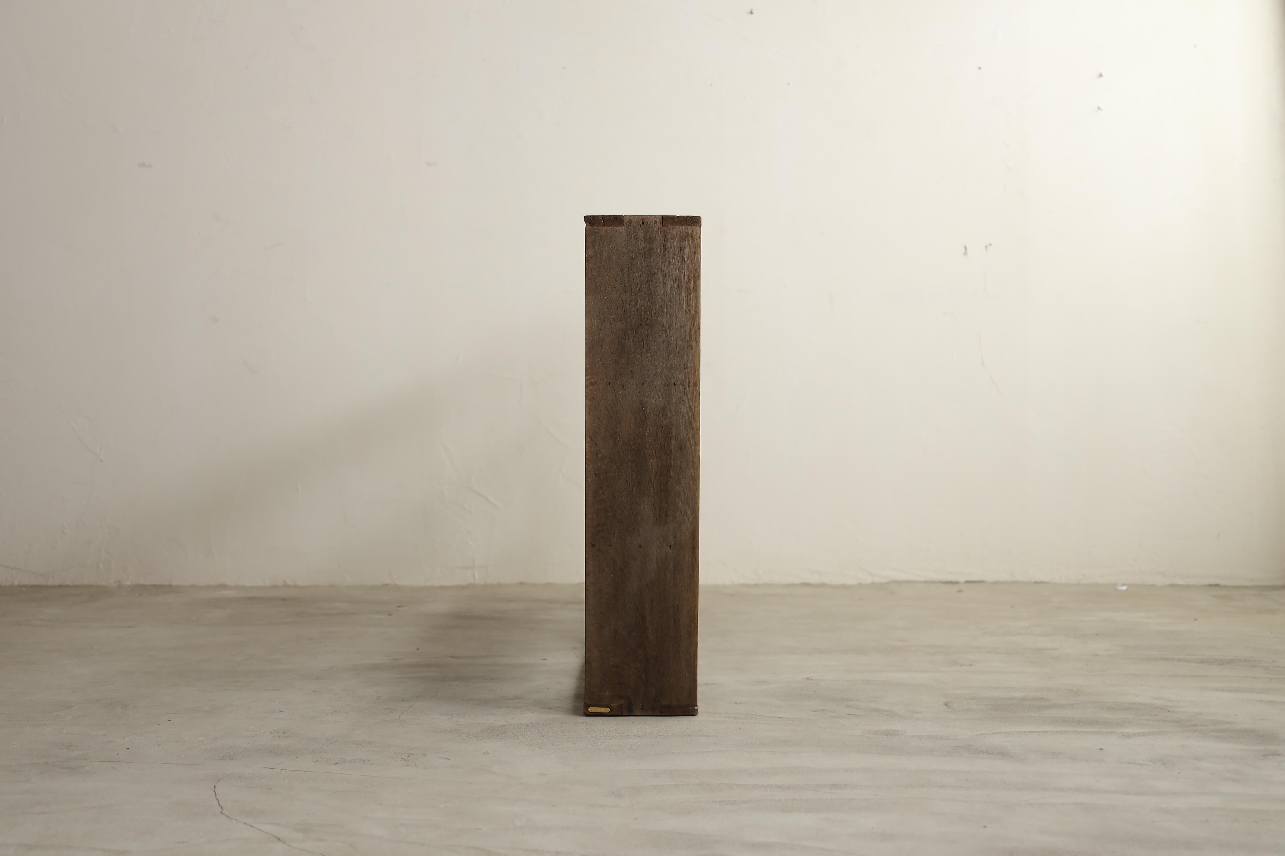 Estantería japonesa antigua abierta (2), Wabi Sabi, Japandi Madera en venta