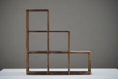 Estantería Japonesa Antigua Abierta, Showa Medio-Tardío, Japandi Wabi-Sabi