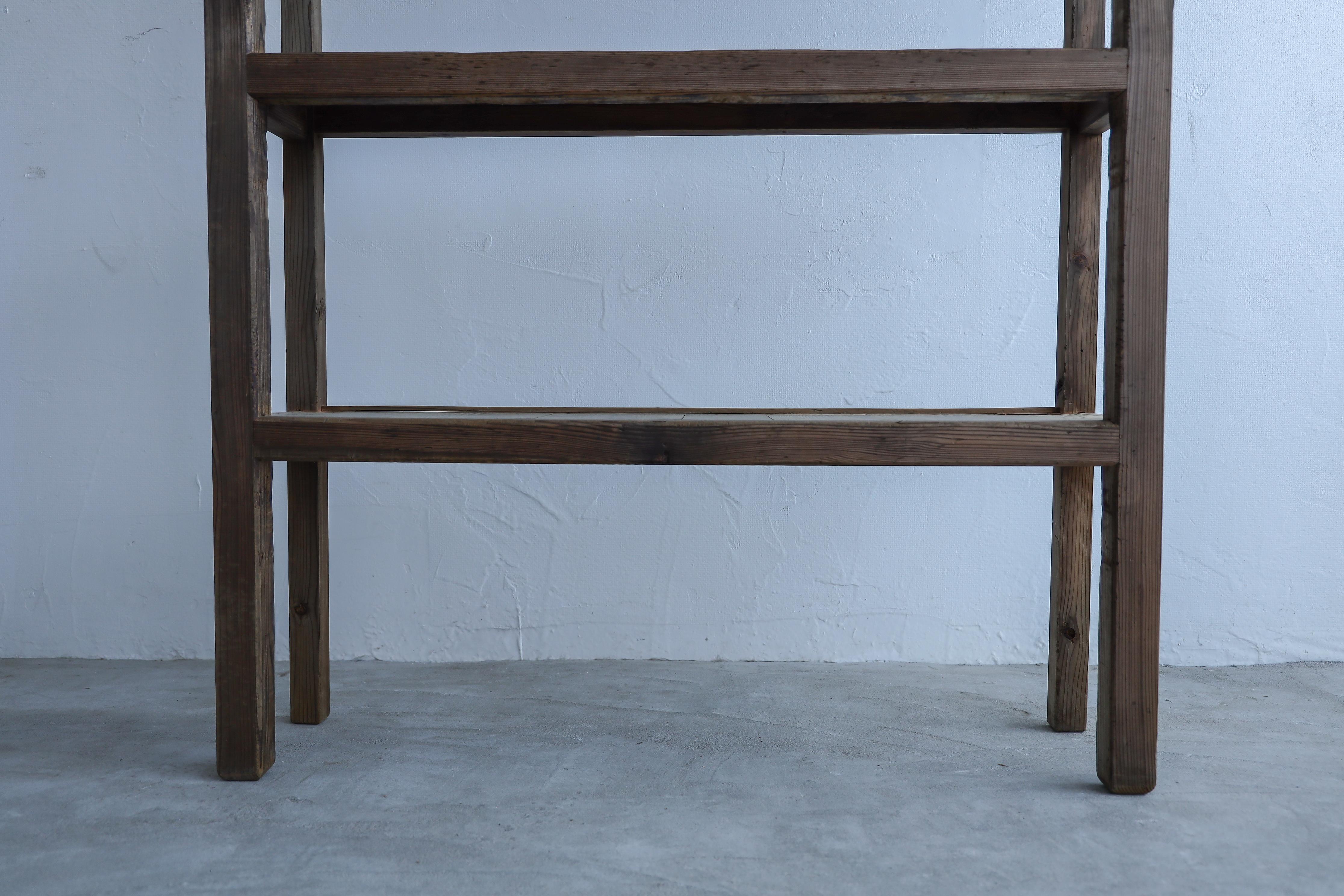 Offenes japanisches antikes japanisches Regal, Wabi Sabi, Japandi (Japanisch) im Angebot