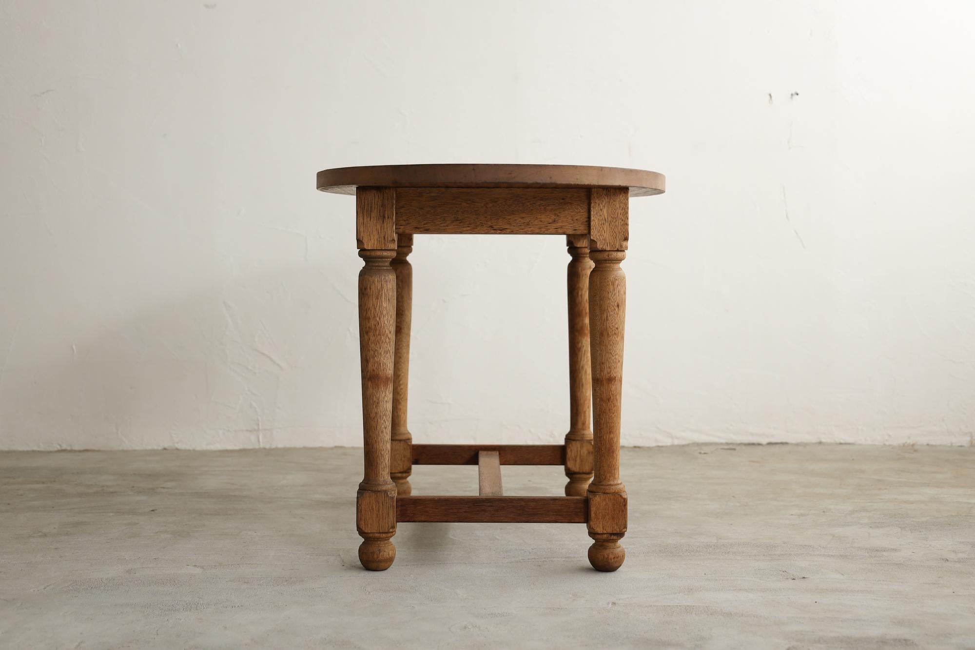 Japanese Antique Oval Table, Early 20th Century 4