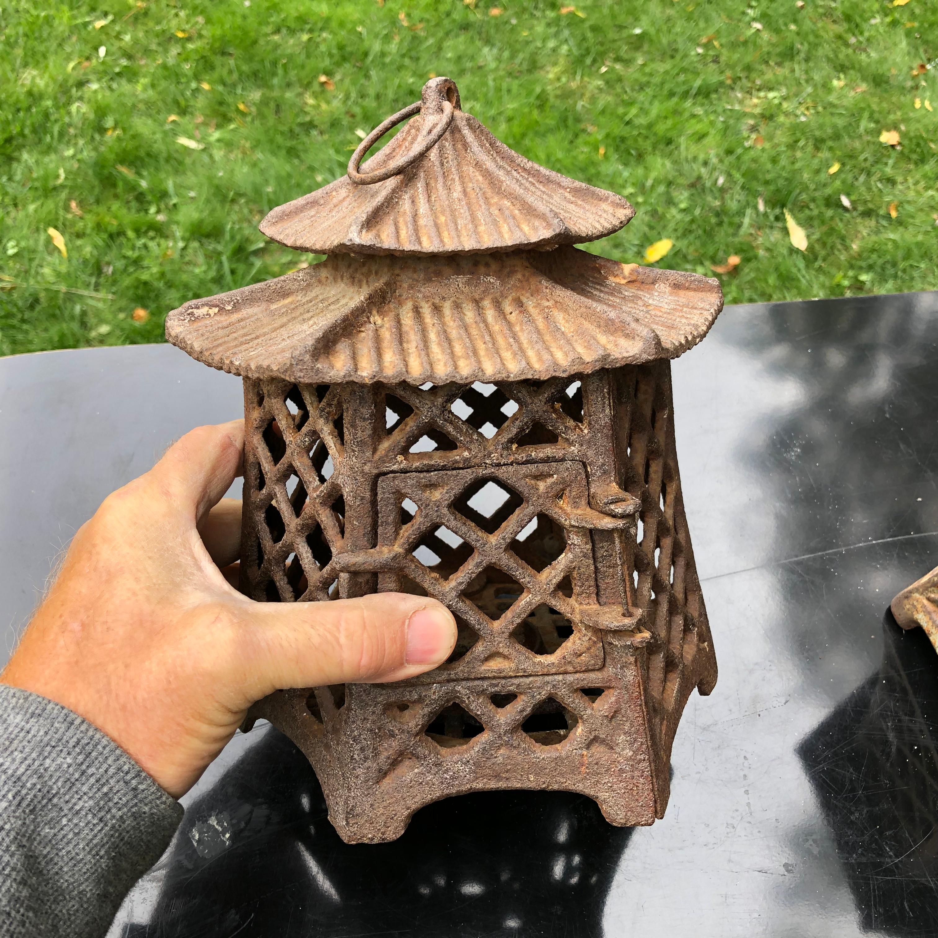 Japanese Antique Pair Lanterns 