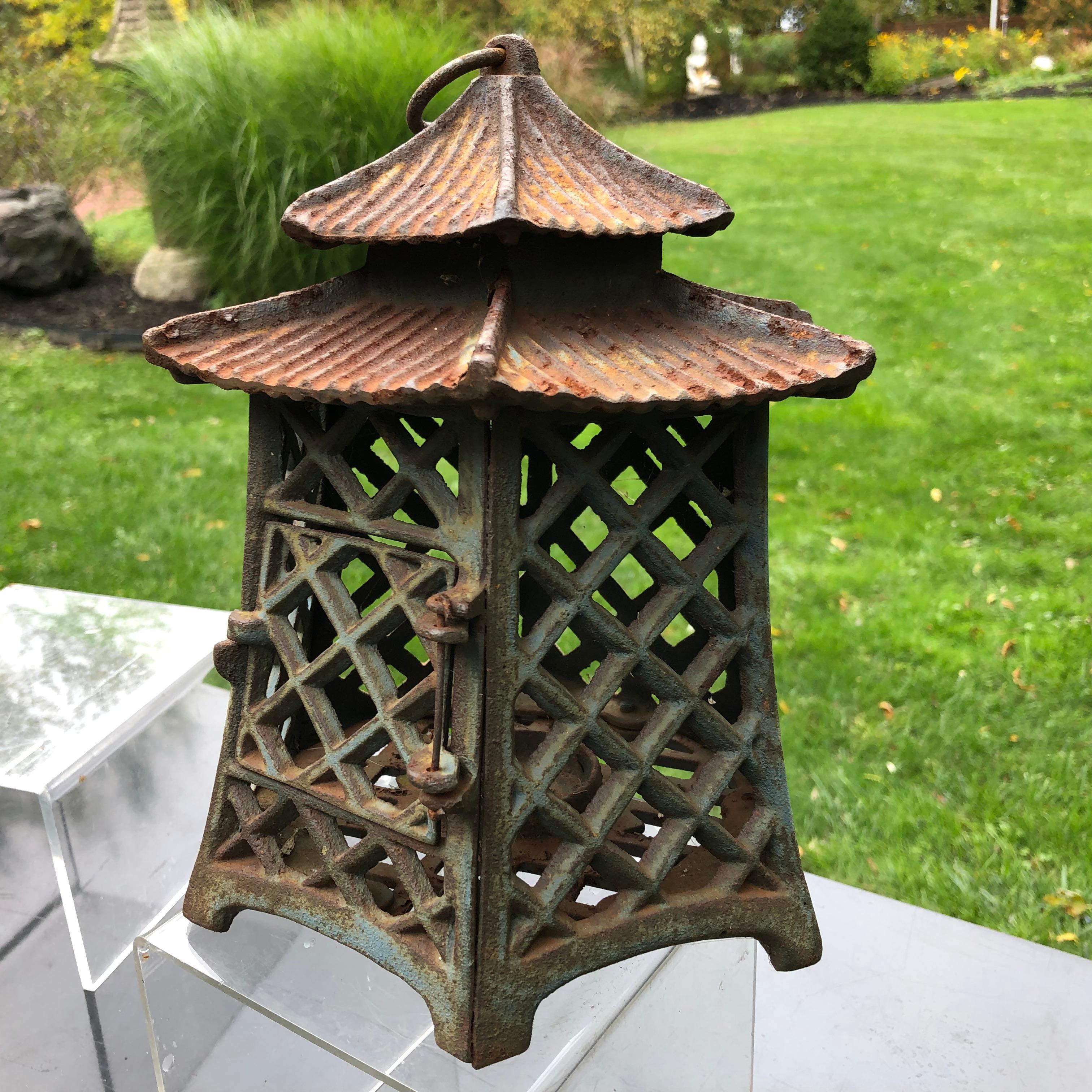 20th Century Japanese Antique Pair Lanterns 