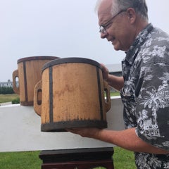Japanese Antique Pair of Wood Rice Measure Vessels