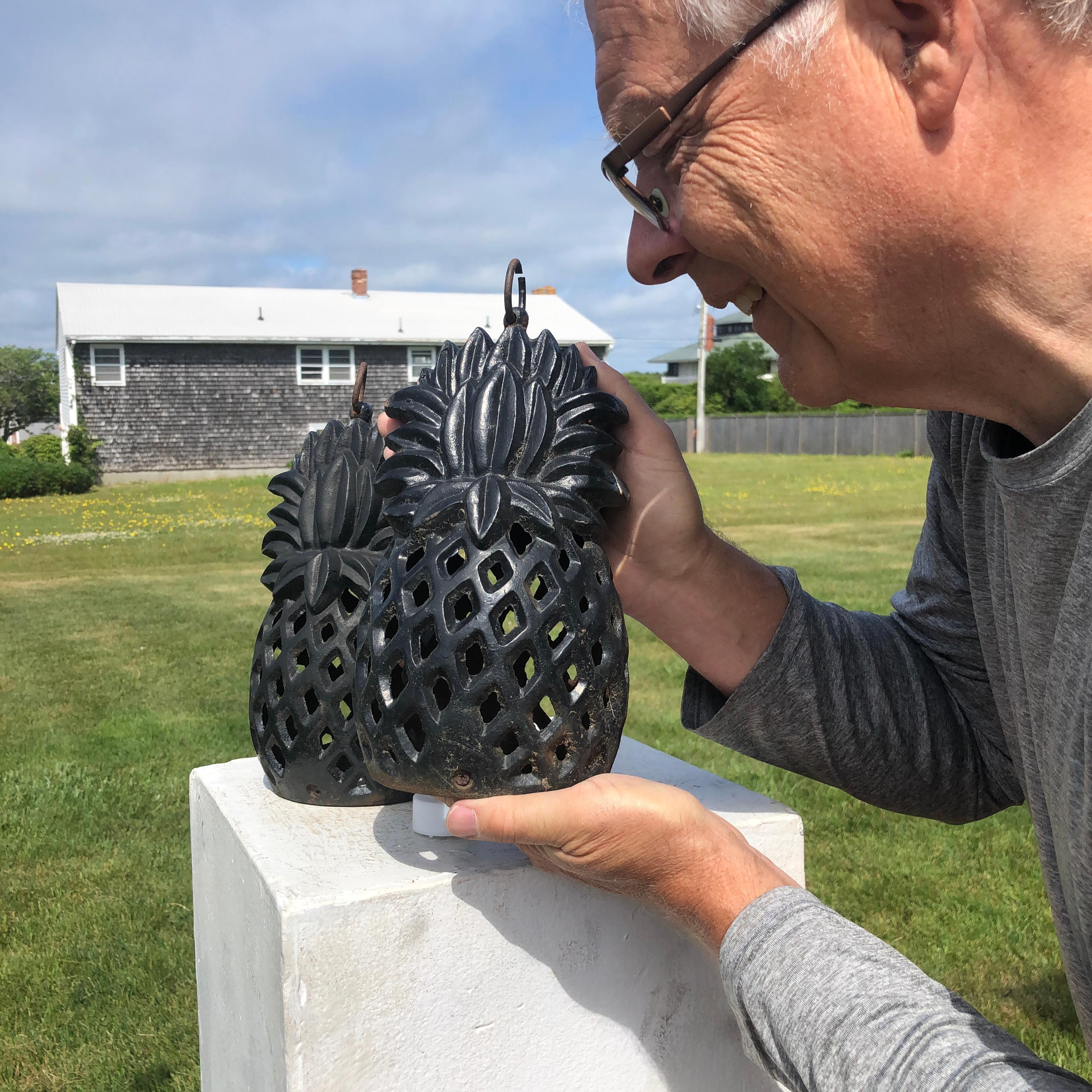 Unusual find- the first pair we have seen

Unique old pineapple 