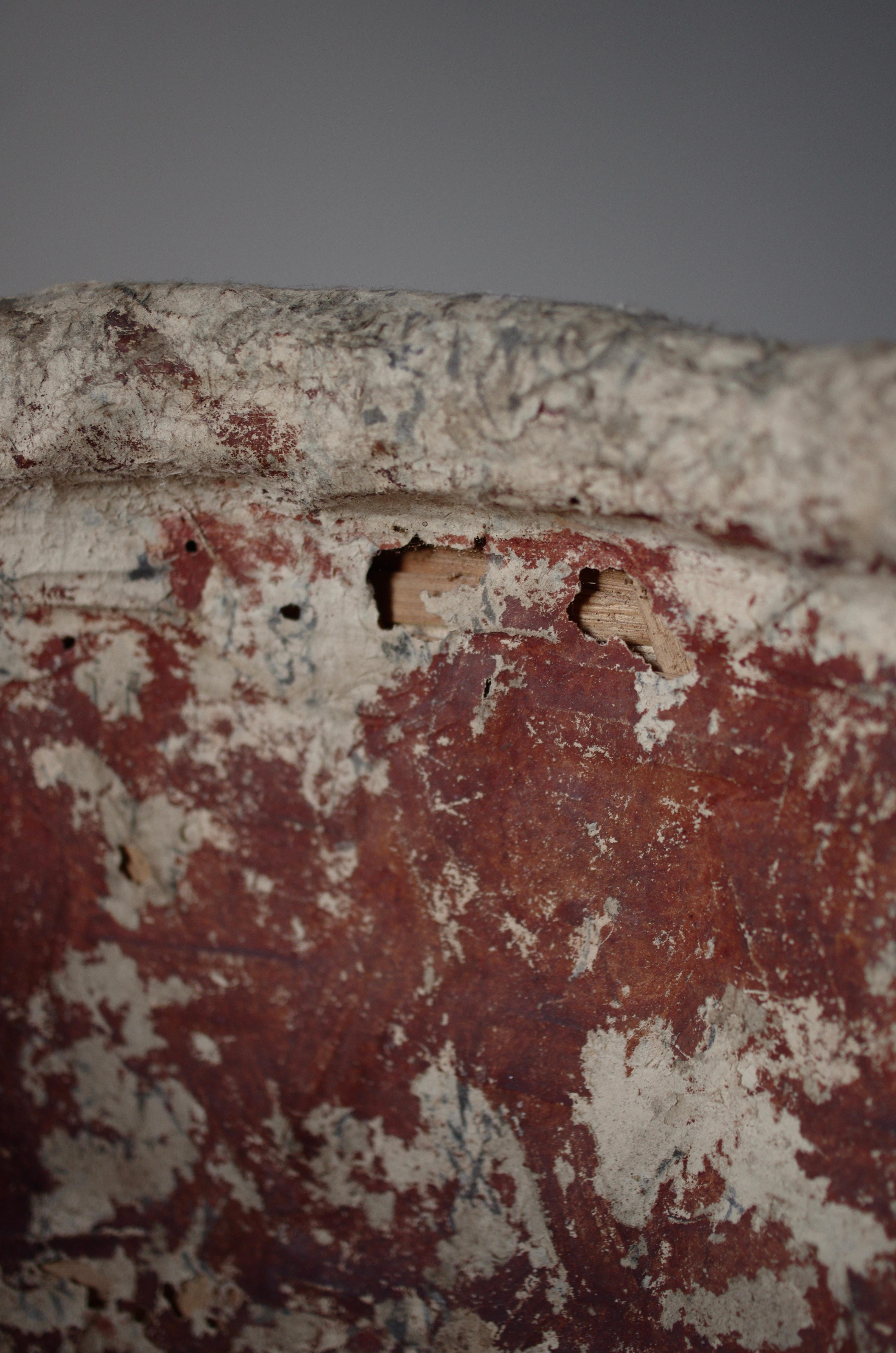 Cestino antico giapponese rivestito di carta / 1868-1912 / Wabi-sabi Mingei in vendita 7