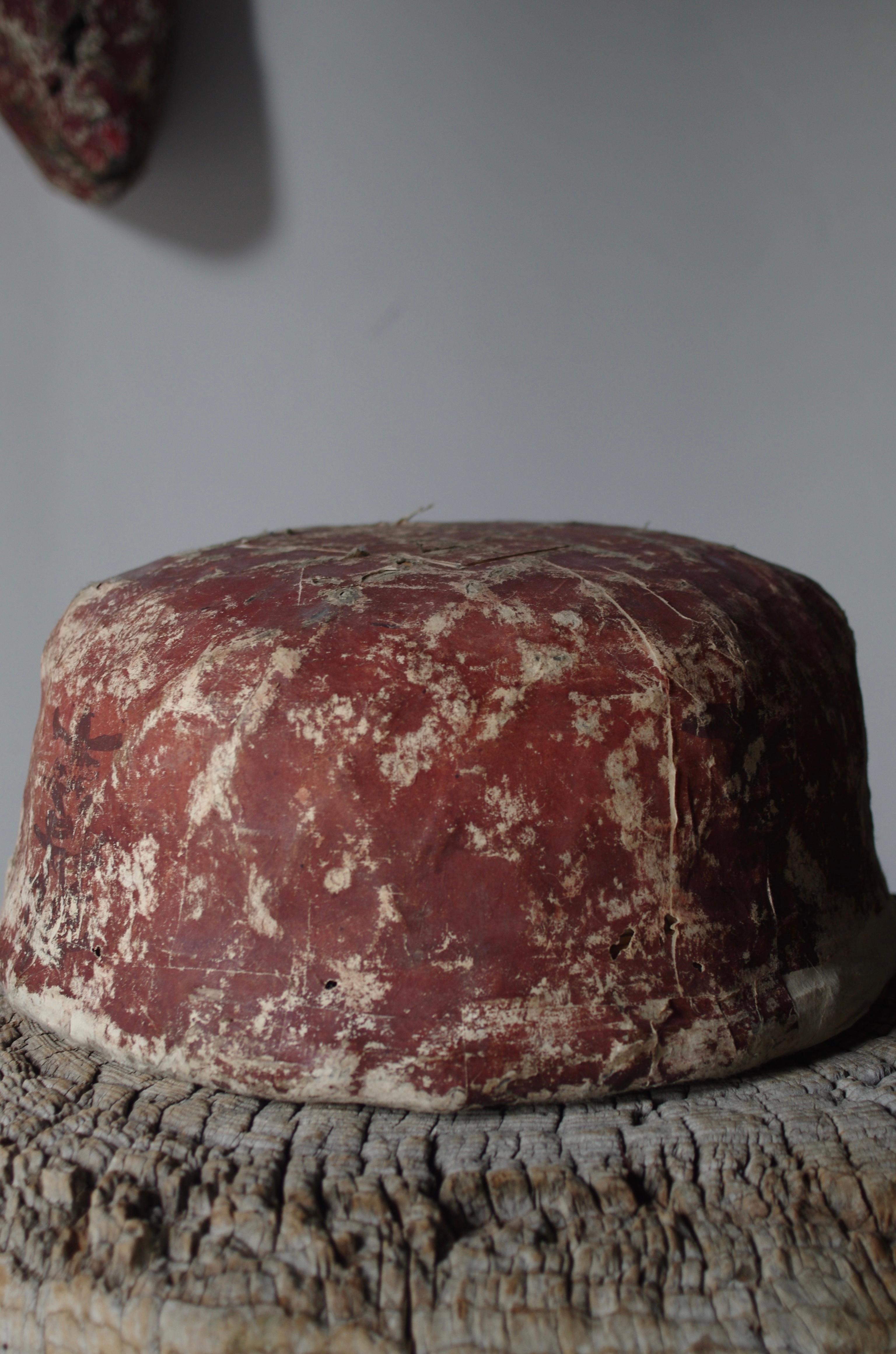 Cestino antico giapponese rivestito di carta / 1868-1912 / Wabi-sabi Mingei in vendita 10