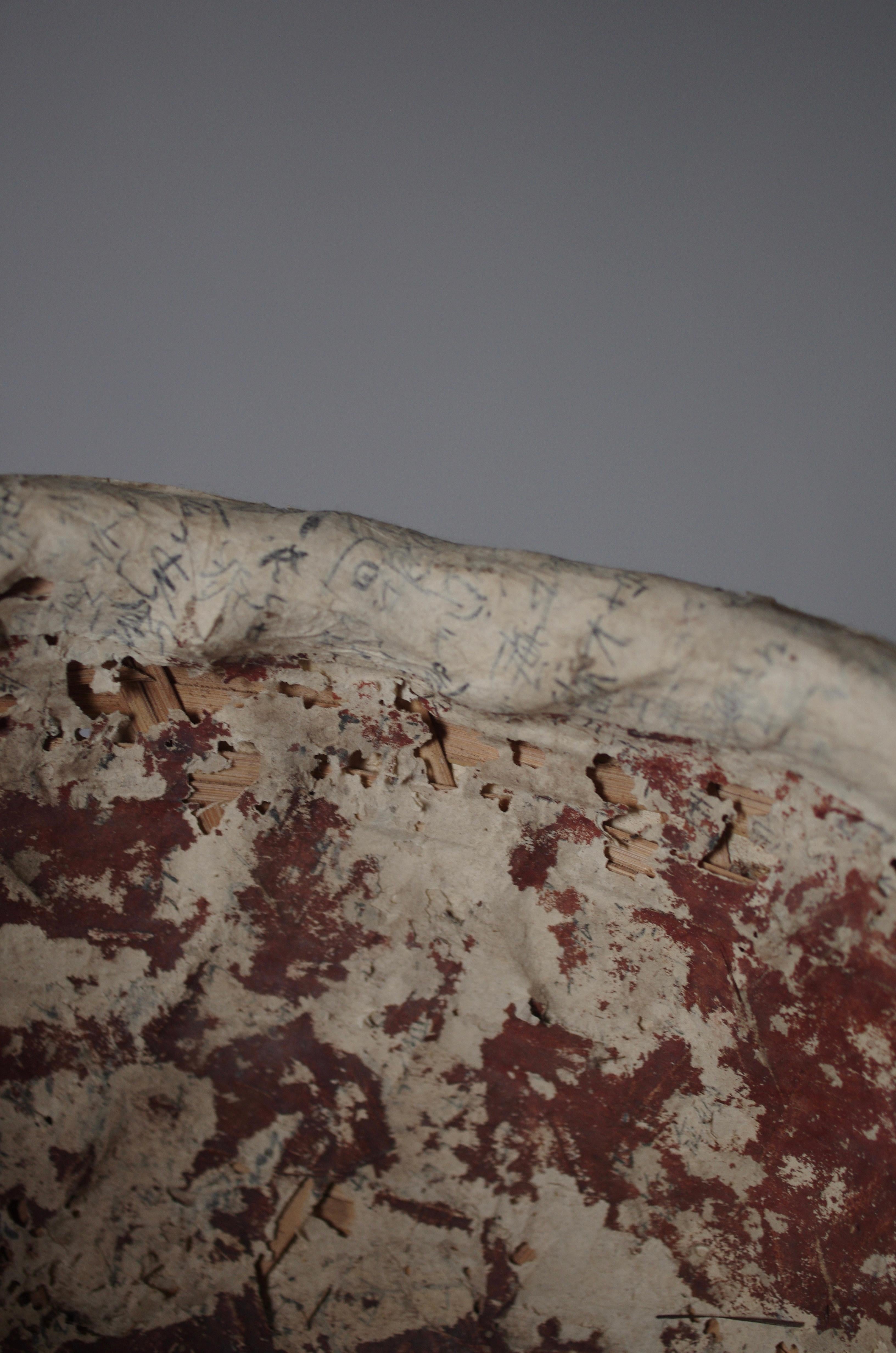 Cestino antico giapponese rivestito di carta / 1868-1912 / Wabi-sabi Mingei in vendita 11