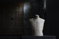 Japanese Antique Paper-Covered Torso 1920s-1940s / Object Wabisabi
