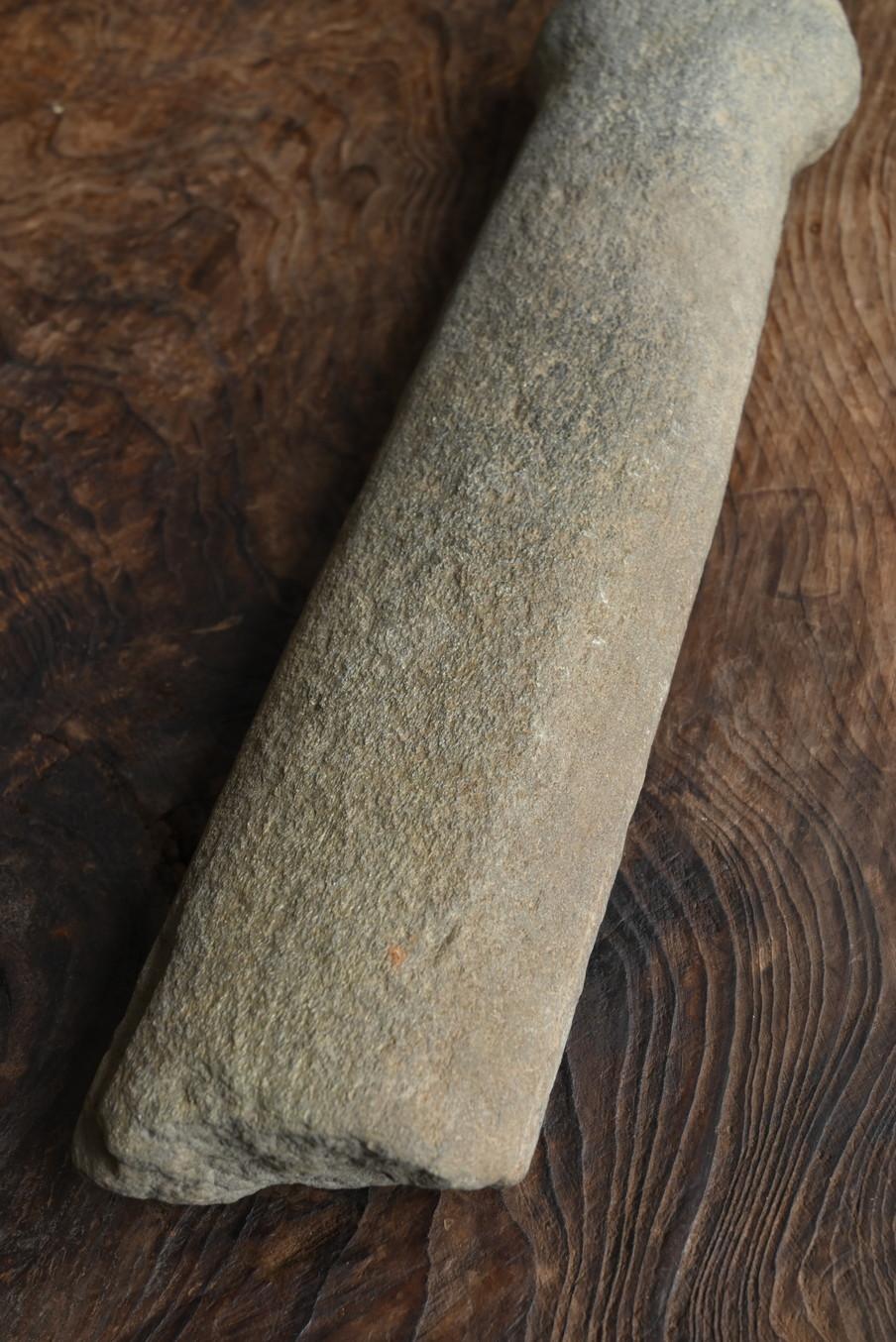 Stone Japanese antique penis-shaped stone ornament/very old excavated item For Sale