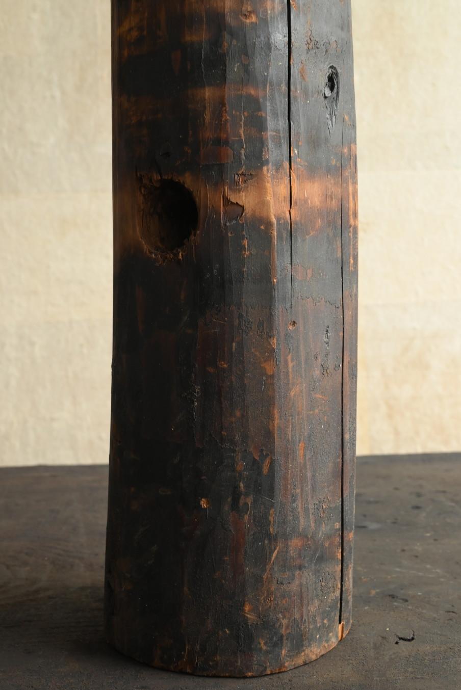Japanese antique penis-shaped wooden ornament/1868-1920/Folk belief For Sale 4