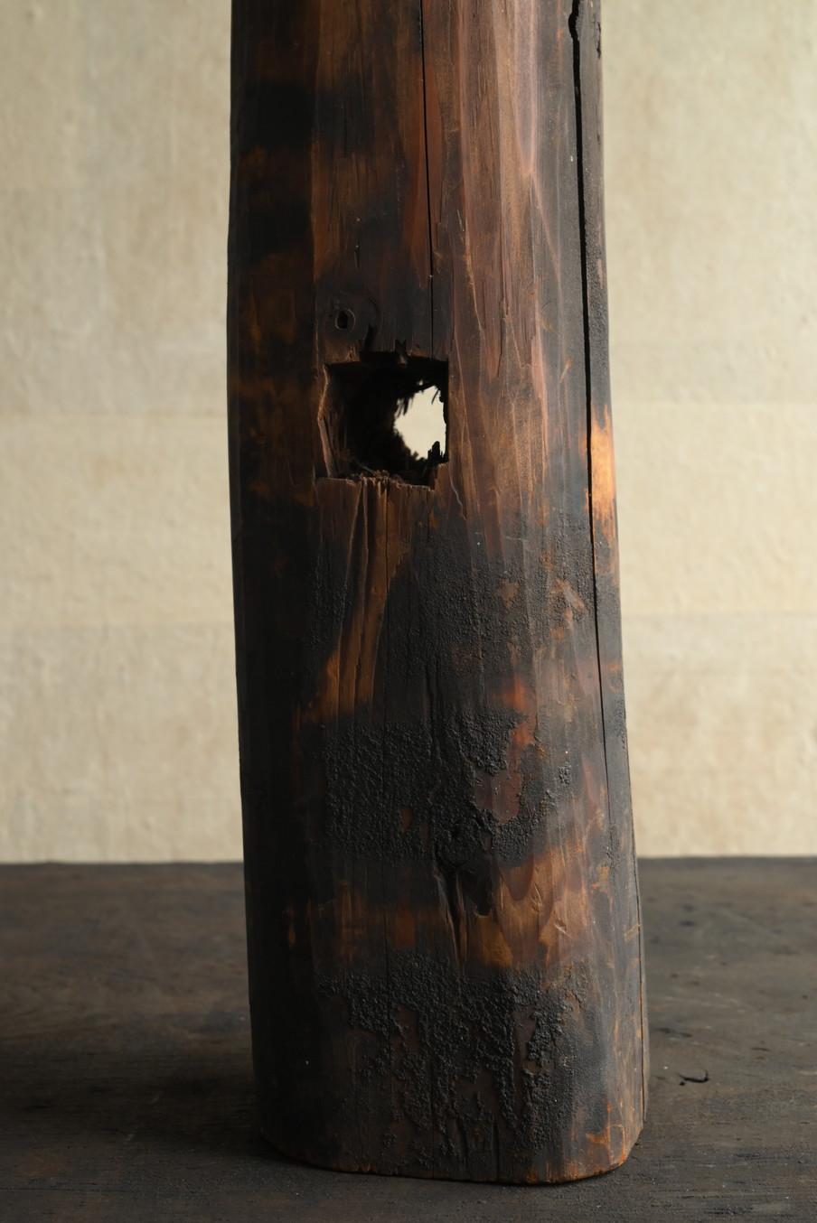 Japanese antique penis-shaped wooden ornament/1868-1920/Folk belief For Sale 5