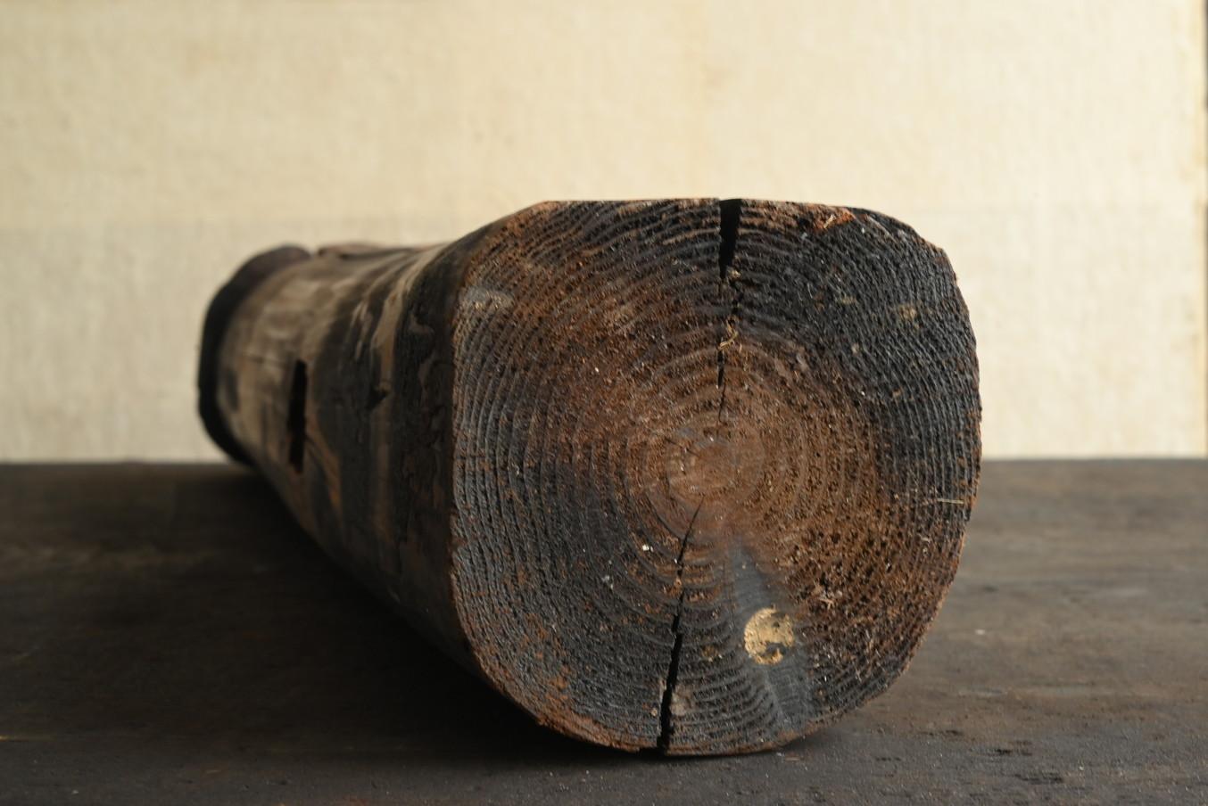 Japanese antique penis-shaped wooden ornament/1868-1920/Folk belief For Sale 7