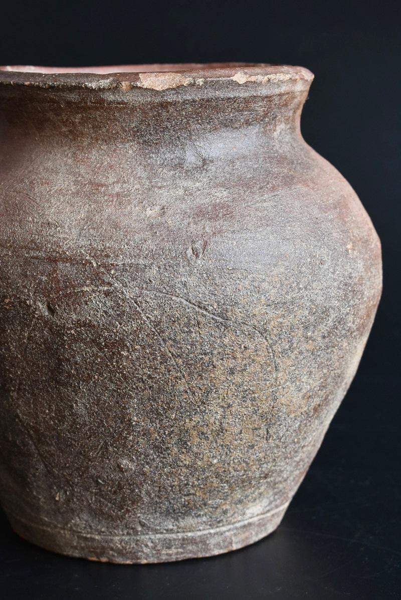 Japanese Antique jar / Tokoname Ware / 1400s-1500s / Muromachi Period/Vase 4