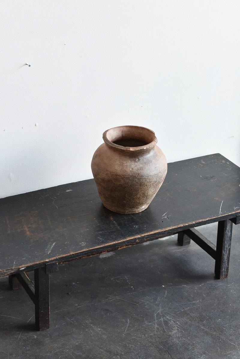 Japanese Antique jar / Tokoname Ware / 1400s-1500s / Muromachi Period/Vase 12