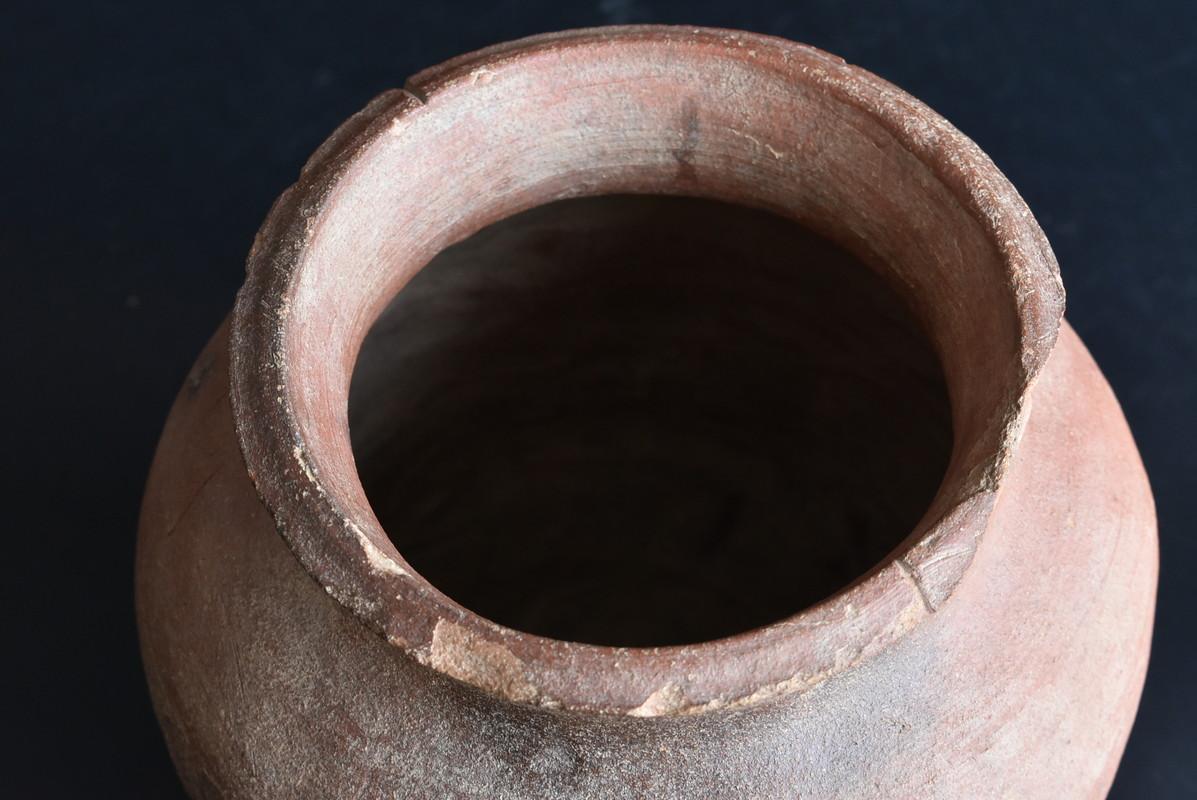 Japanese Antique jar / Tokoname Ware / 1400s-1500s / Muromachi Period/Vase 1