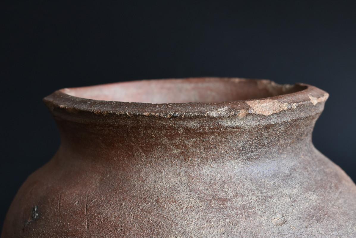 Japanese Antique jar / Tokoname Ware / 1400s-1500s / Muromachi Period/Vase 3