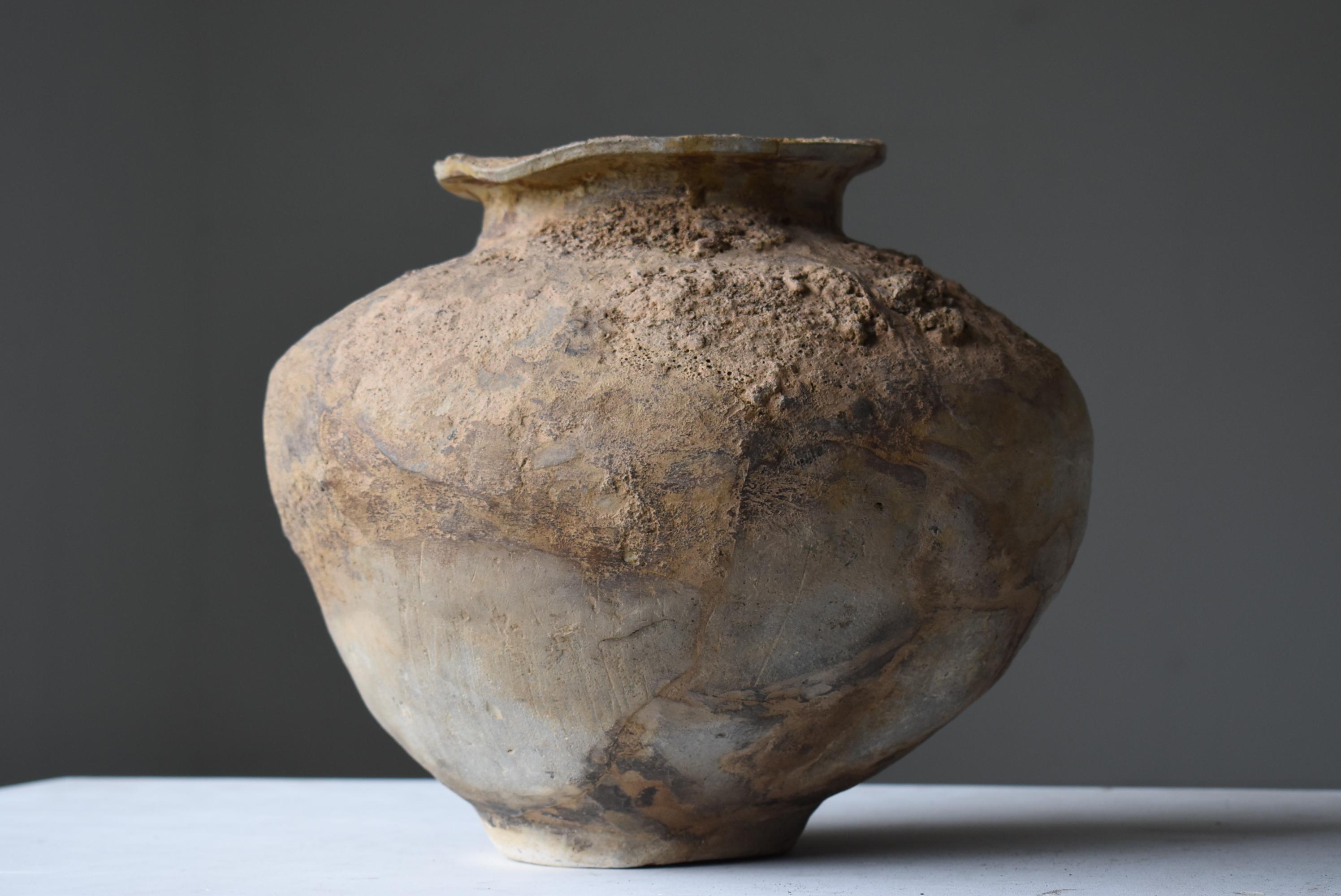 Other Japanese Antique Pottery 800s-1200s/Flower Vase Vessel Jar Wabi-Sabi tsubo